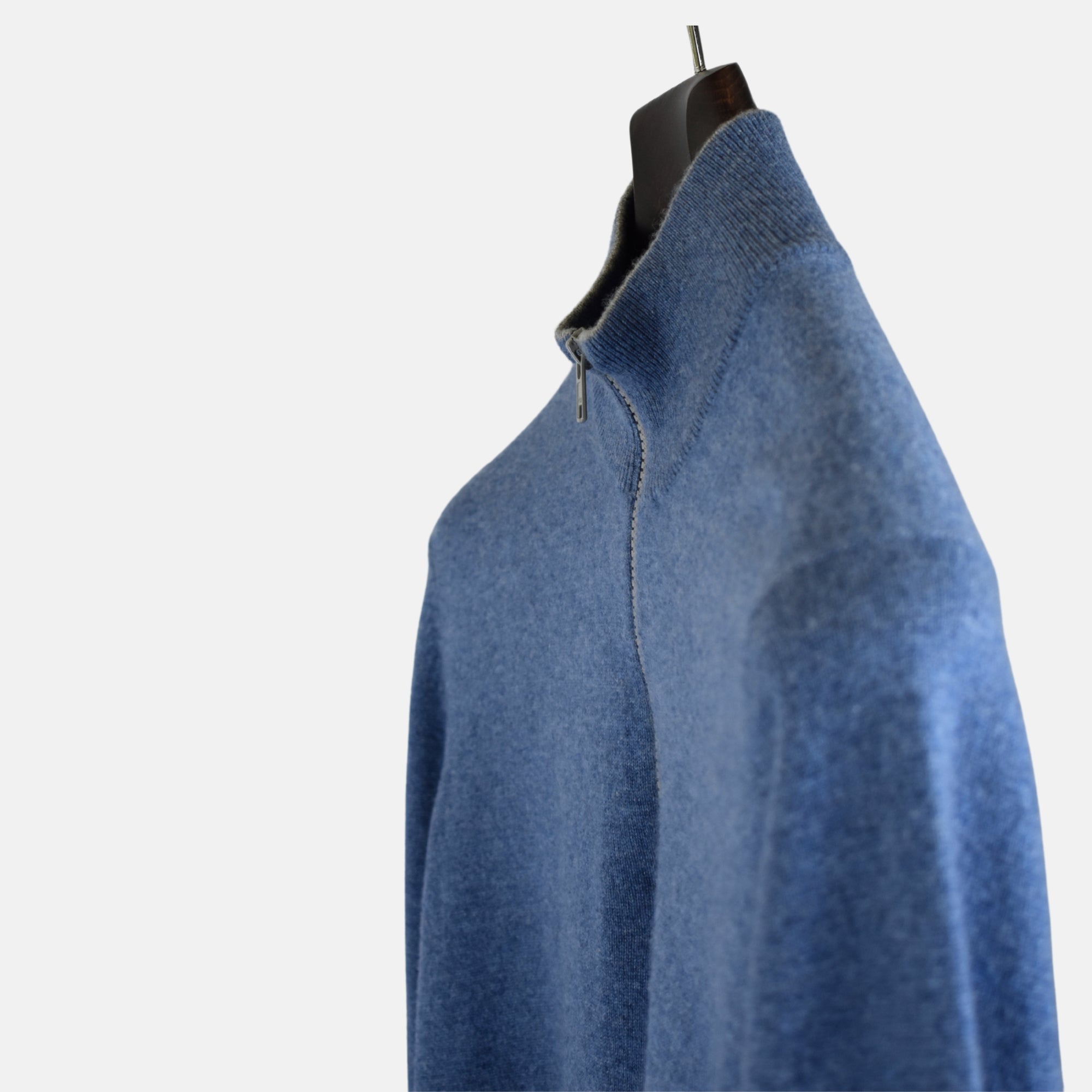 Blue Pullover made of Cashmere (M)