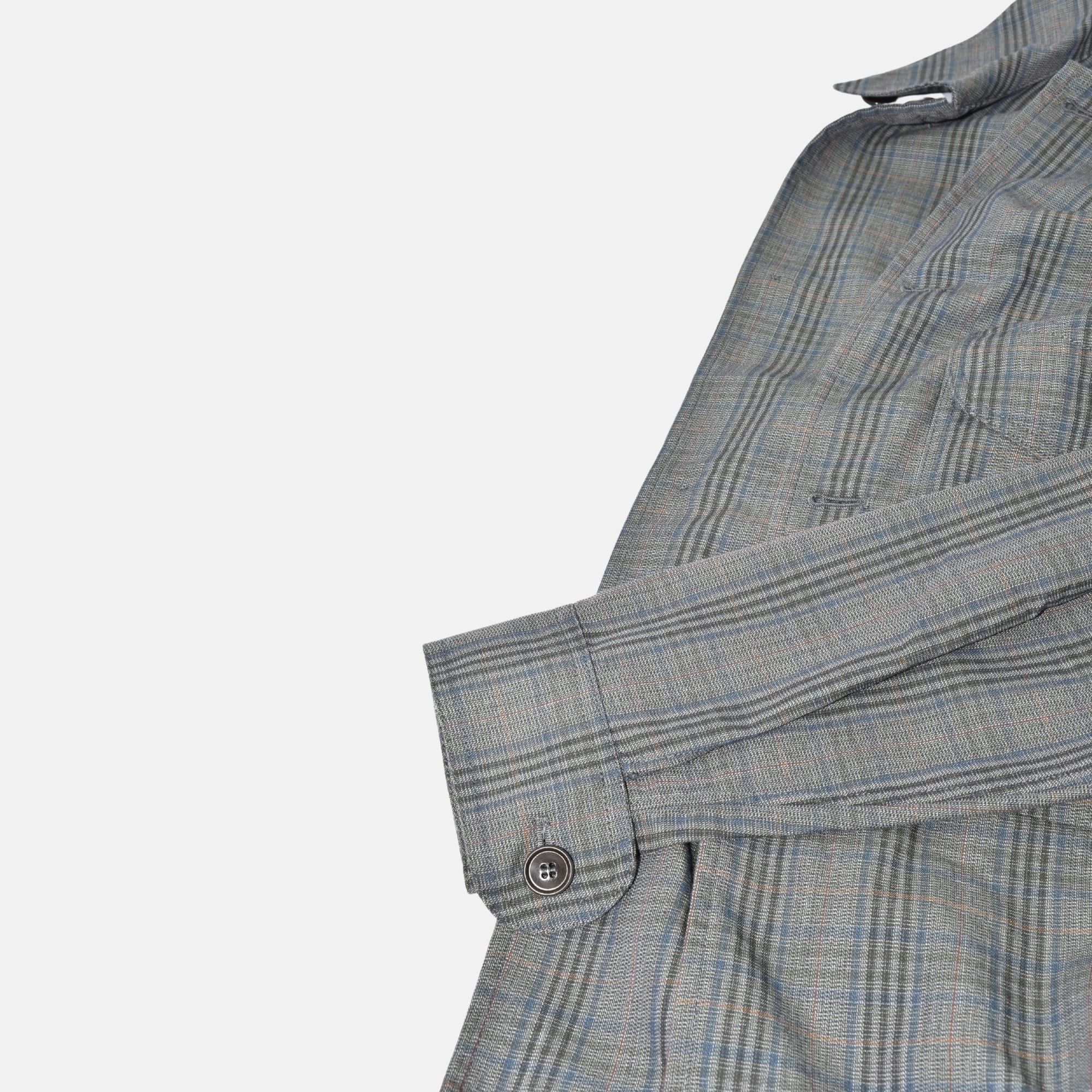 Multicoloured Checkered Jacket made of Cotton/Polyamide (M)