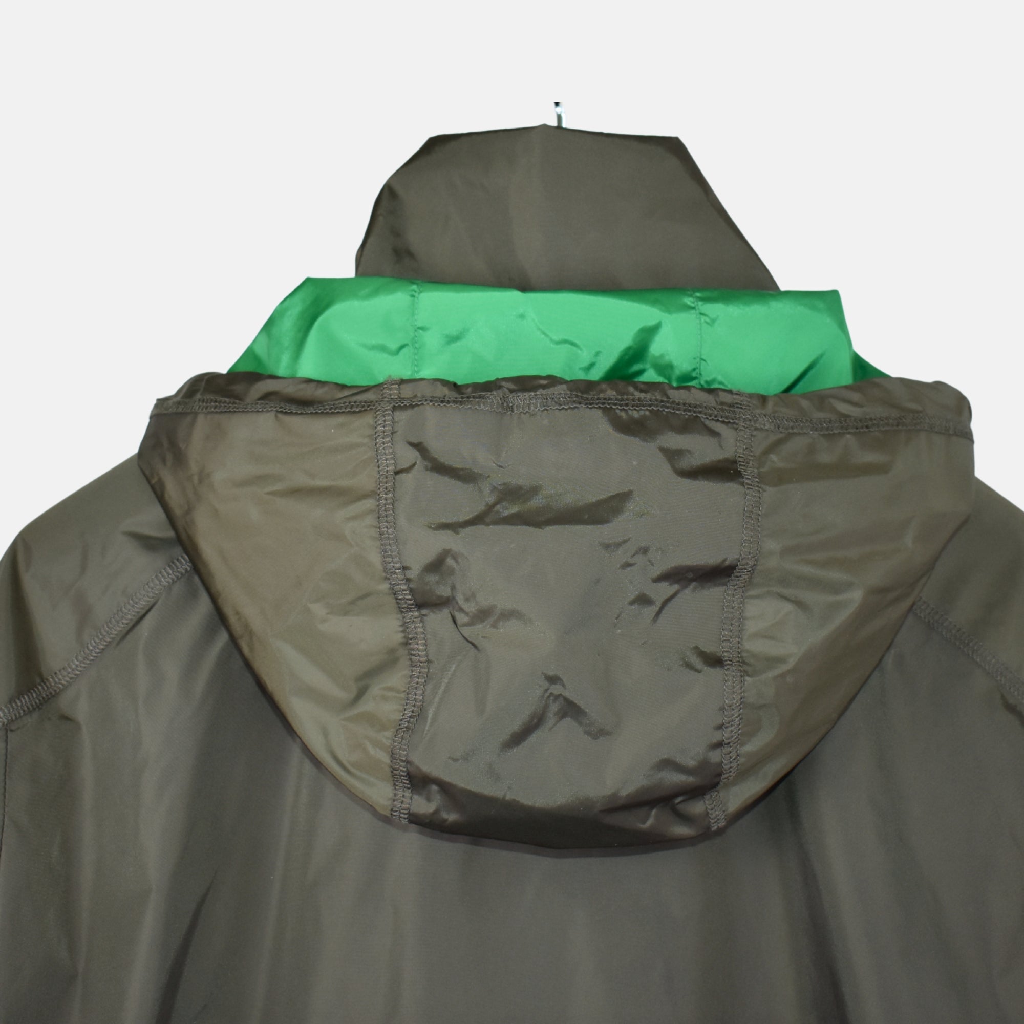 Khaki Rain Coat made of Polyamide (EU 46)