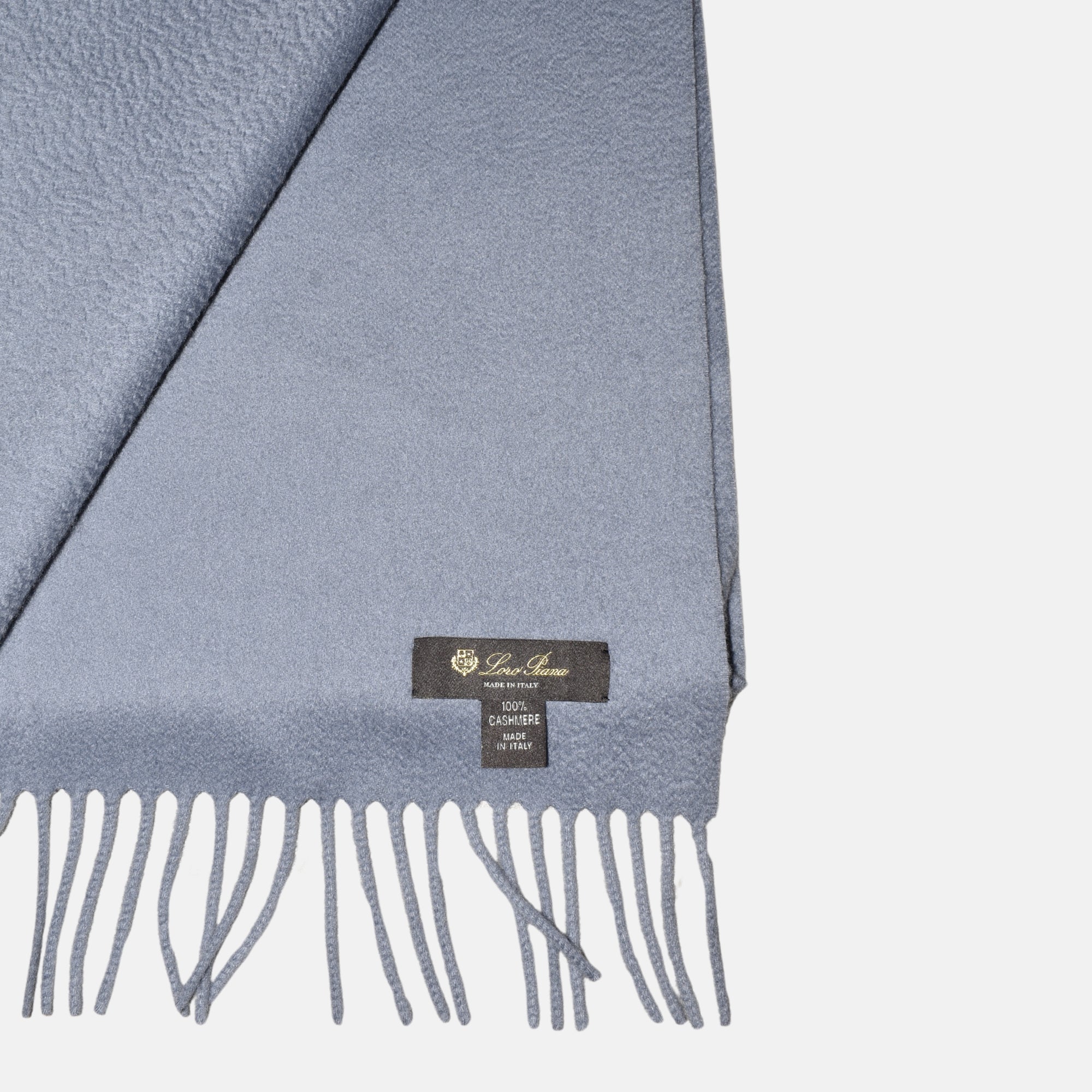 Powder Blue Scarf made of Baby Cashmere (OS)