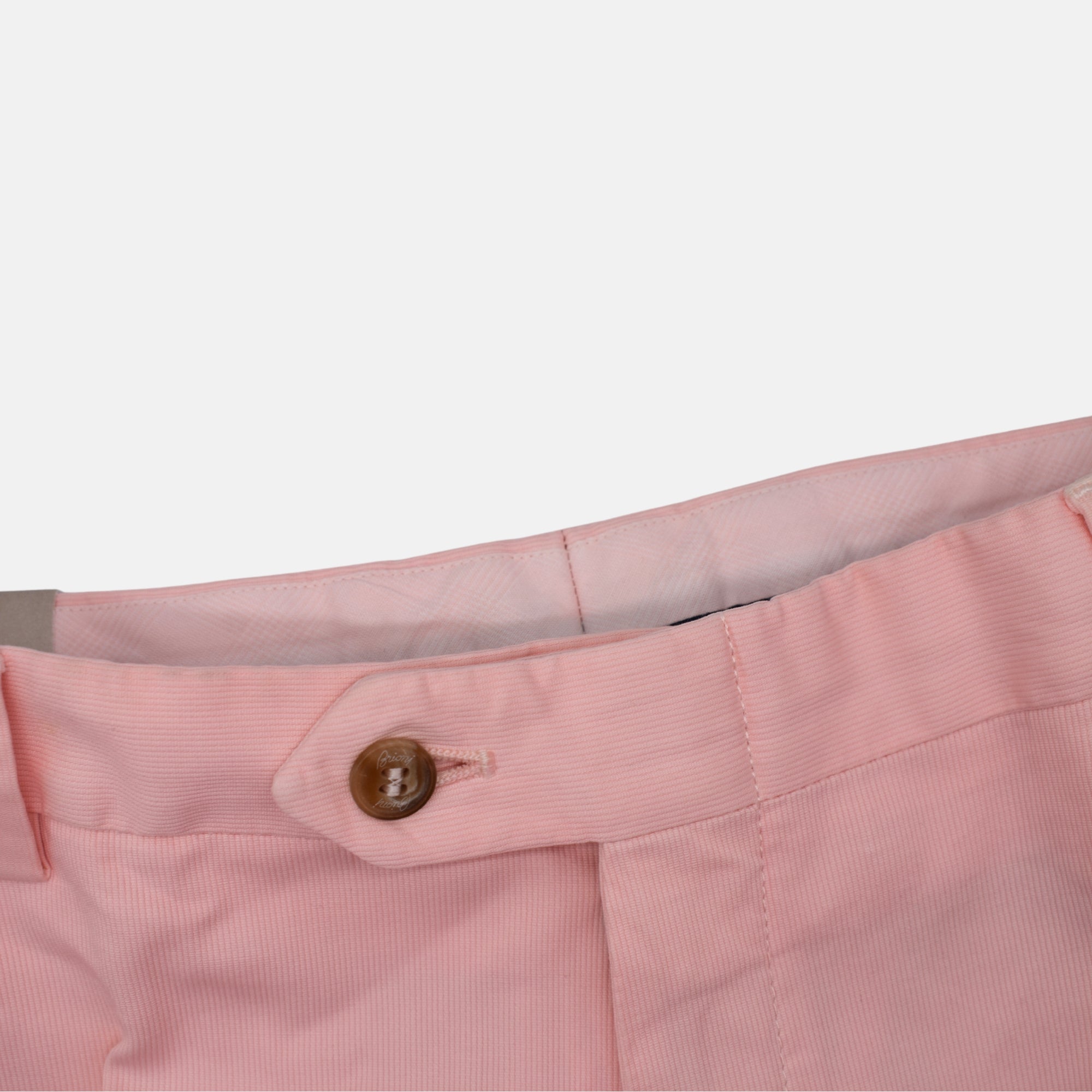 Light Pink Summer Corduroy Trousers made of Cotton (EU 50)