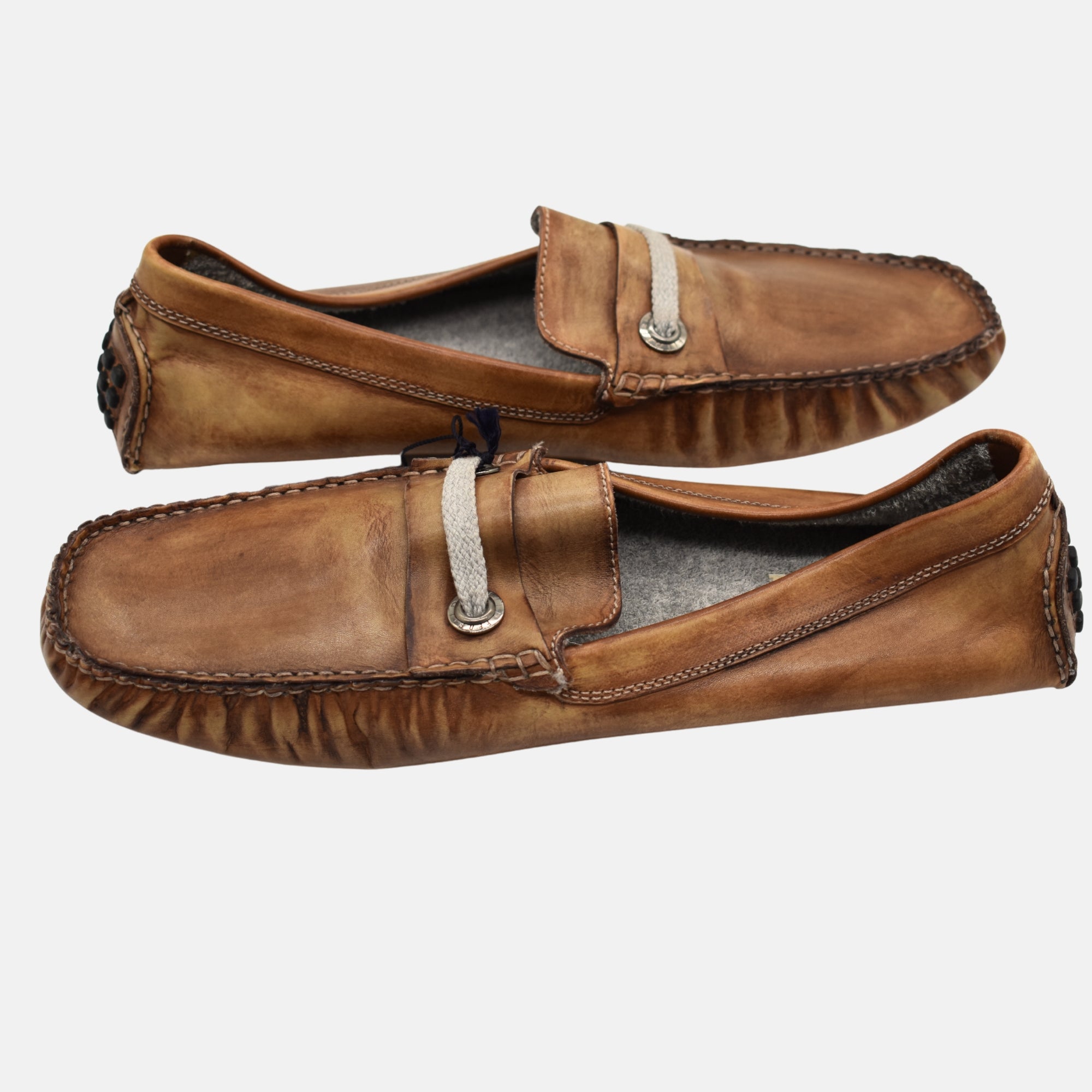 Brown Mokassins made of Leather (EU 45)