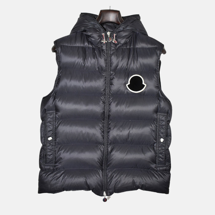 Black Down Vest made of Polyamide (M)