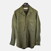 Olive Shirt made of Linen (L)