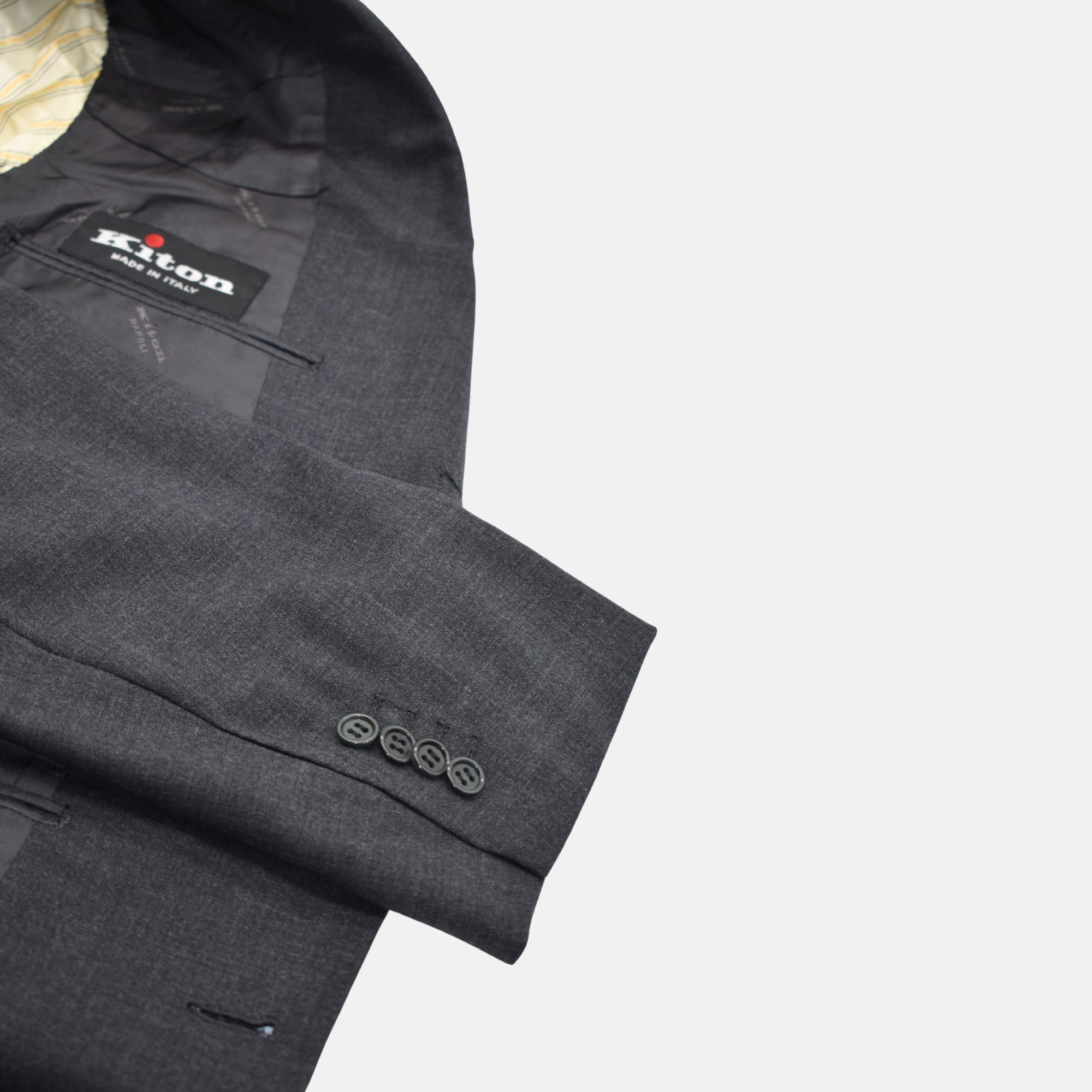 Anthracite Suit made of Wool (EU 52)