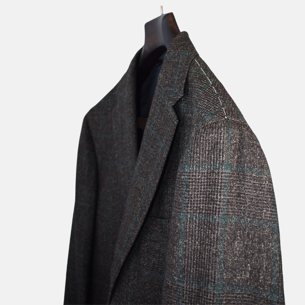 Multicoloured Checked Suit made of Wool (EU 54)