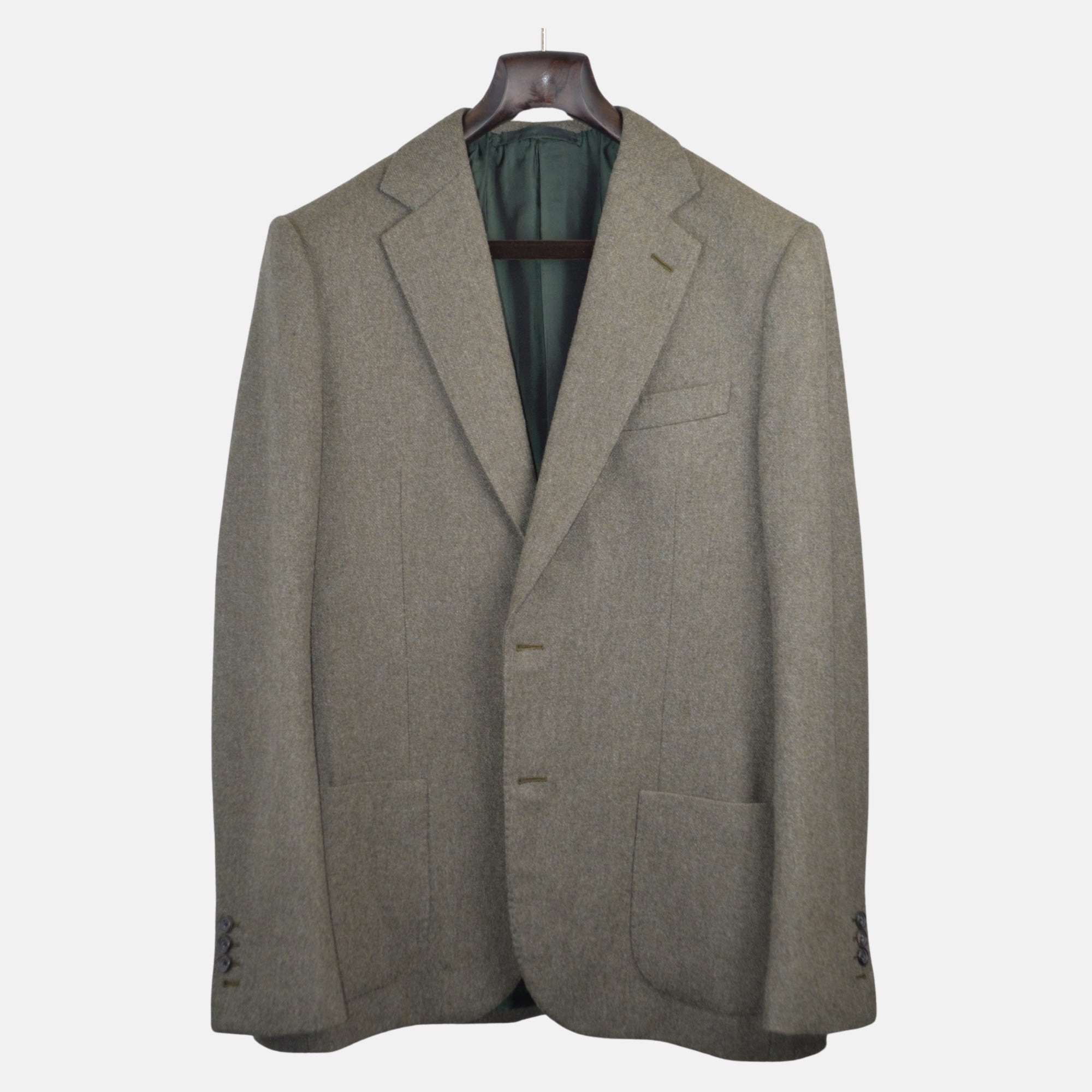 Green Blazer made of Wool (Tg. Custom made)