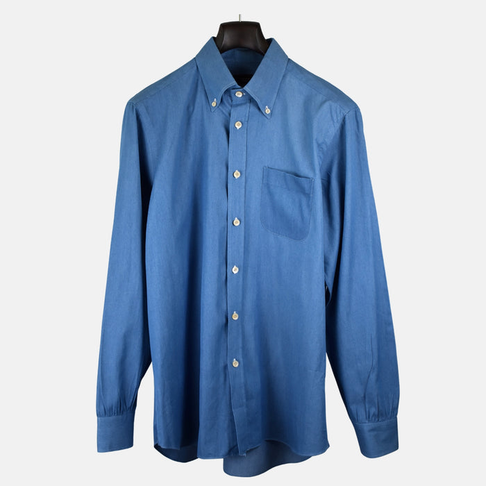 Blue Shirt made of Cotton (EU 43)