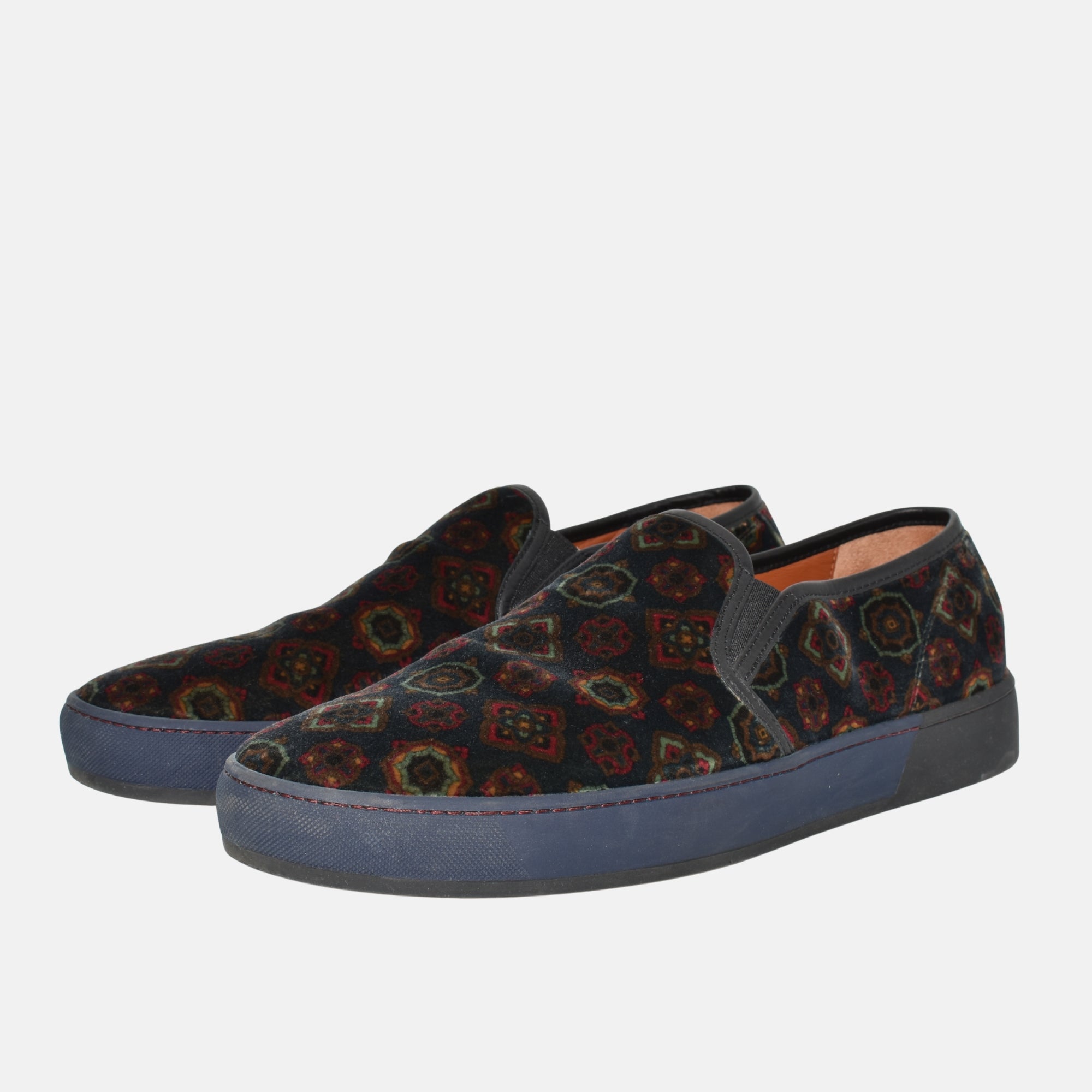 Multicoloured Shoes made of Velvet (EU 43)