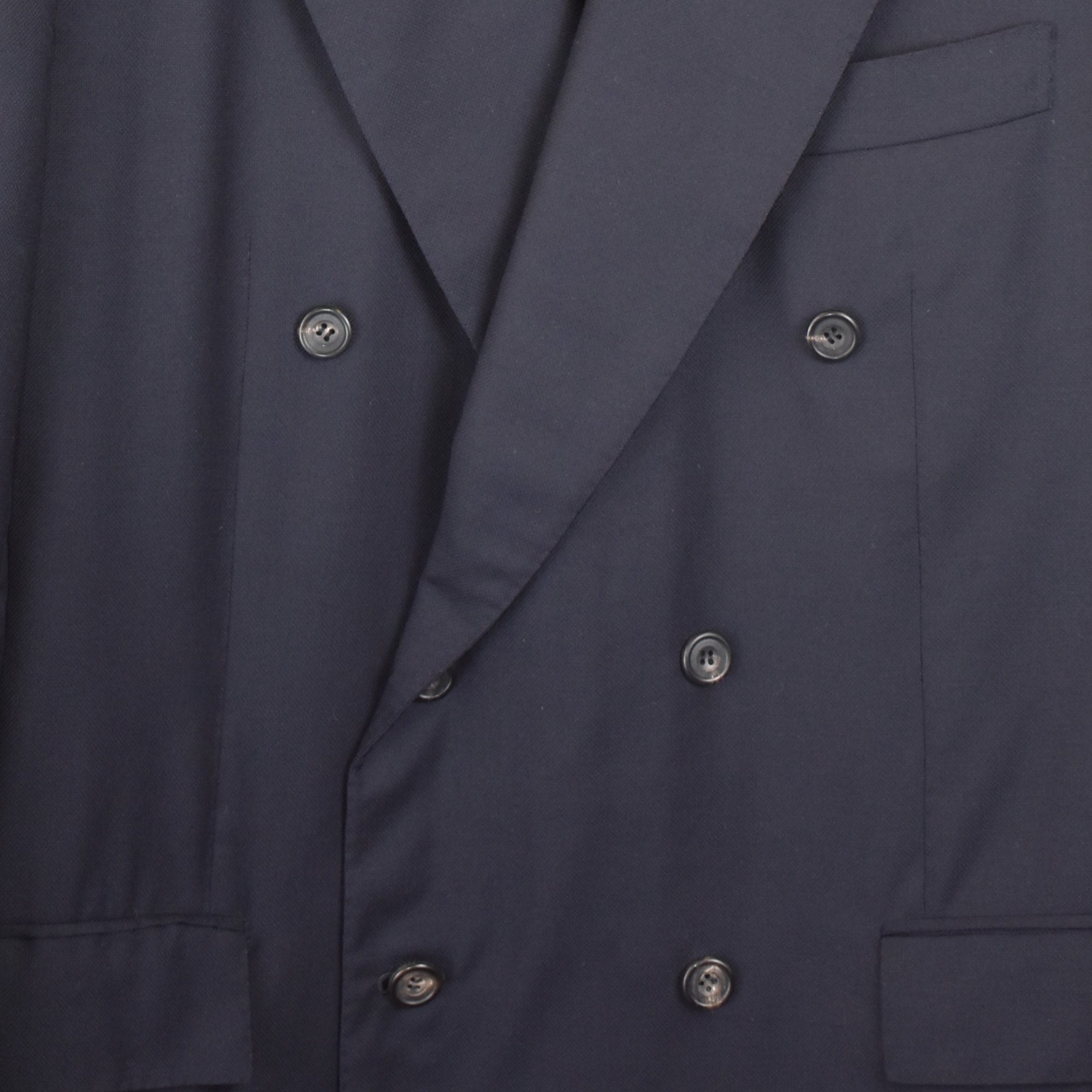 Midnight Blue Double Breasted Blazer made of Wool (EU 50)