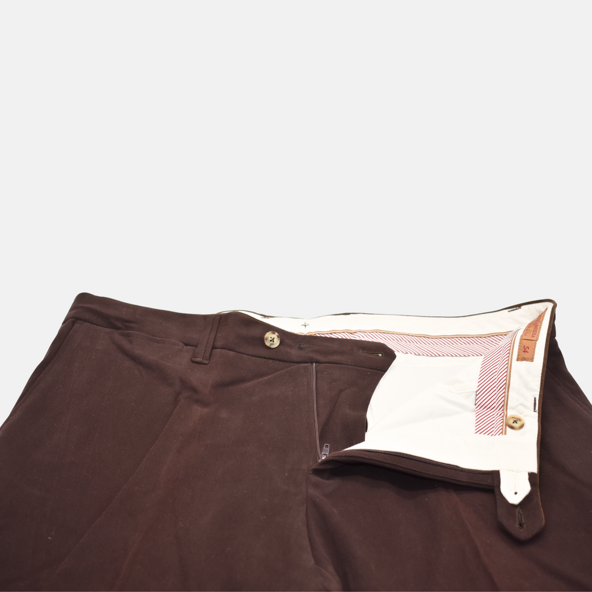 Brown Trousers made of Cotton (EU 54)