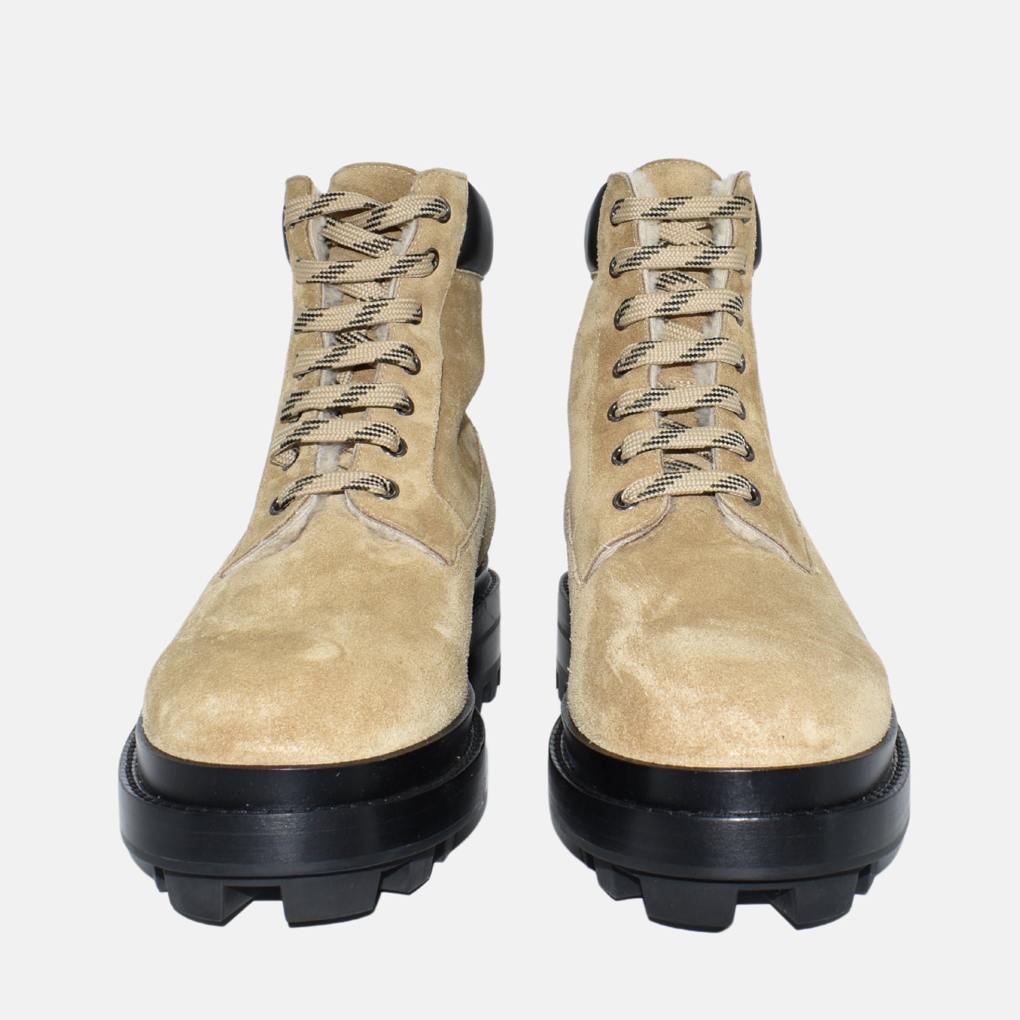 Beige Ankle Boots made of Suede (EU 42,5)