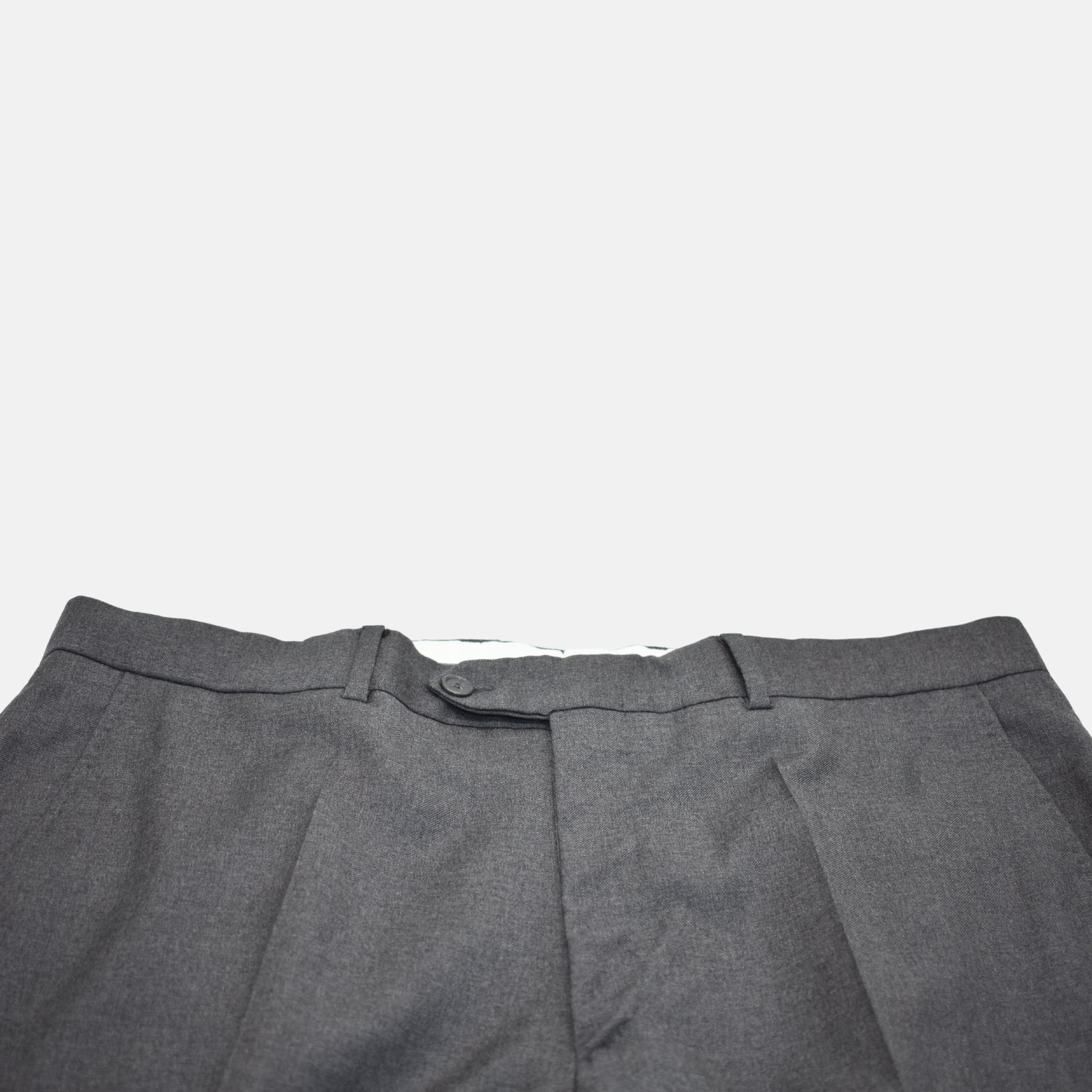 Gray Trousers made of Wool (EU 54)