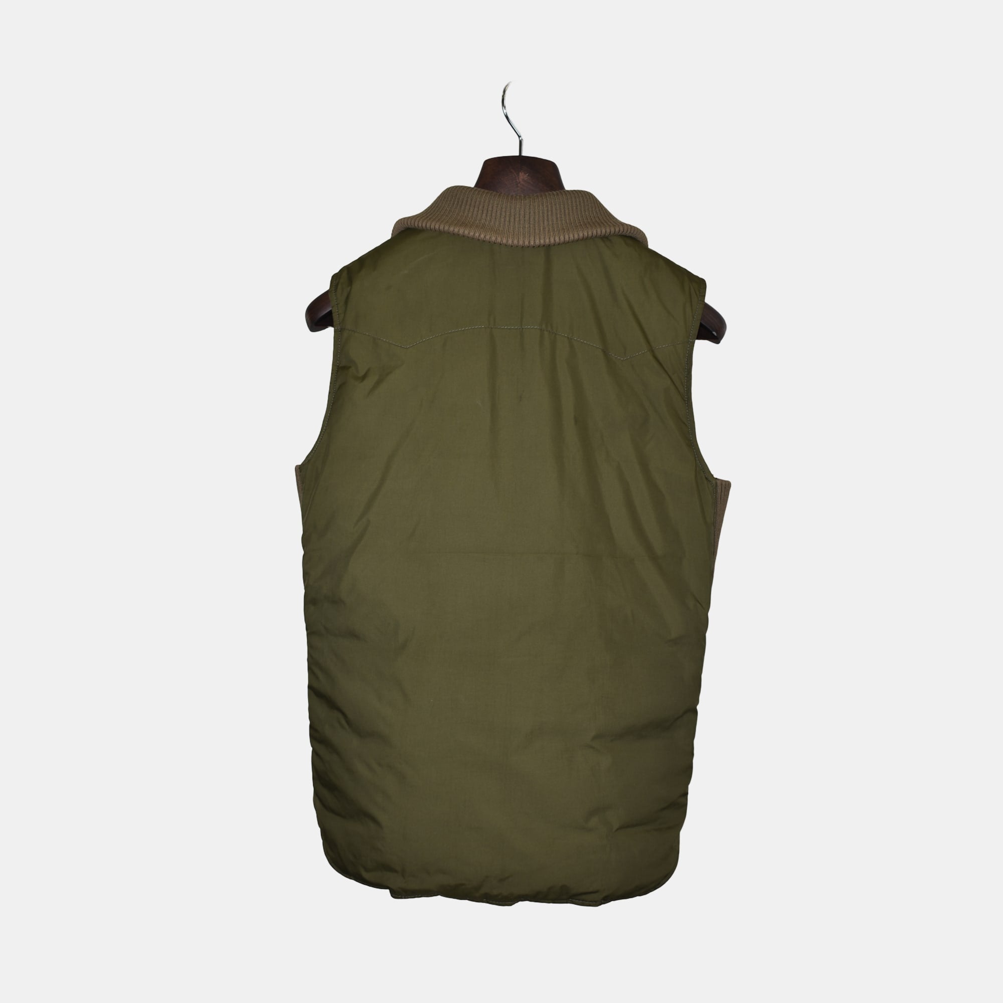 Khaki Vest made of Polyester  (EU 48)