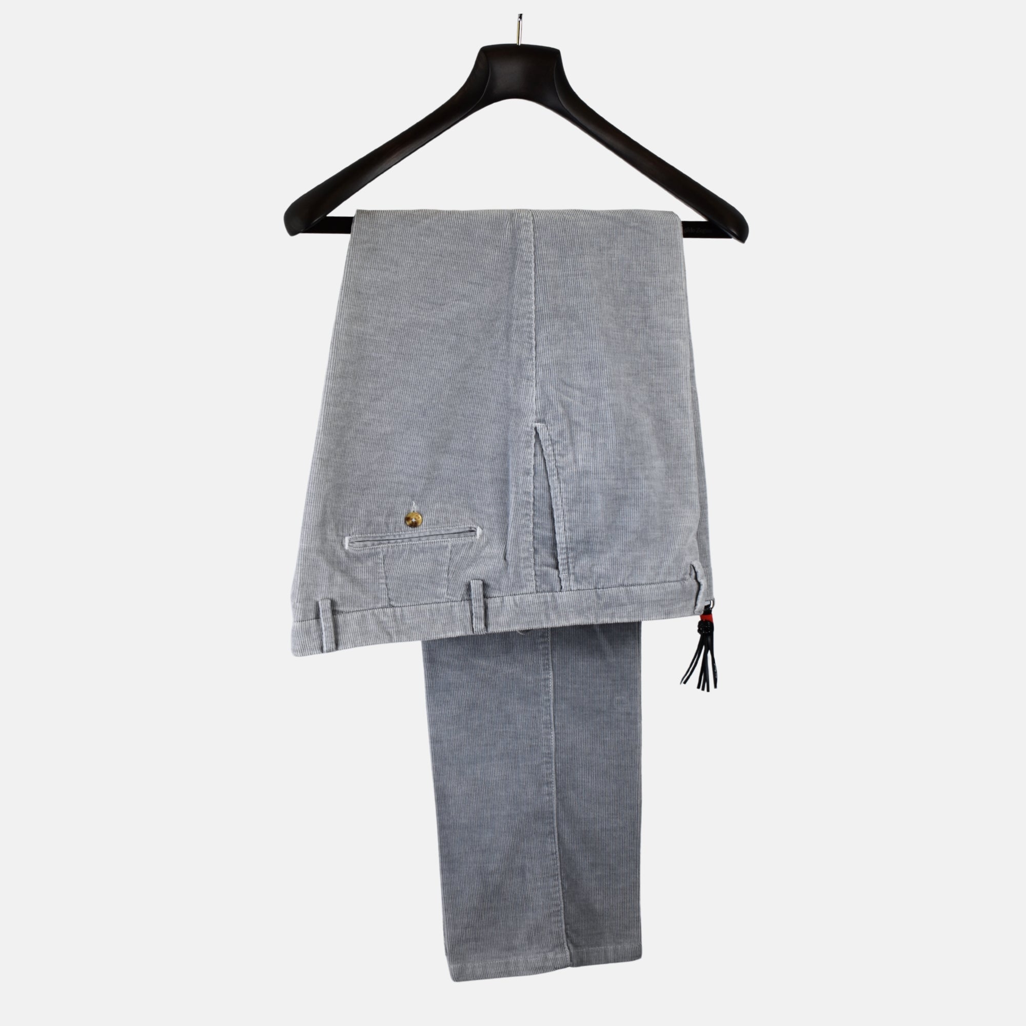 Light Gray Corduroy Trousers made of Cotton (EU 54)