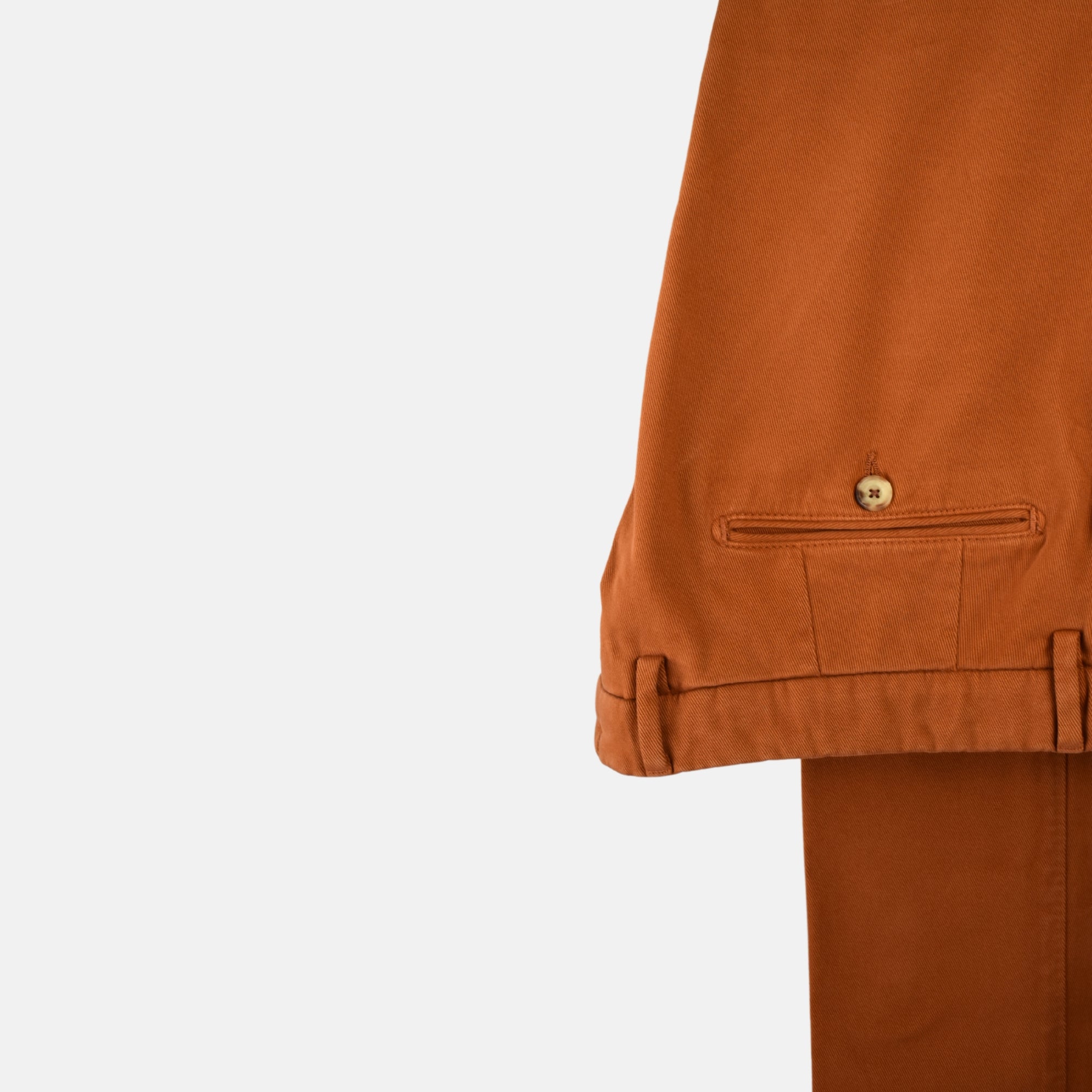 Terracotta Trousers made of Cotton (EU 56)
