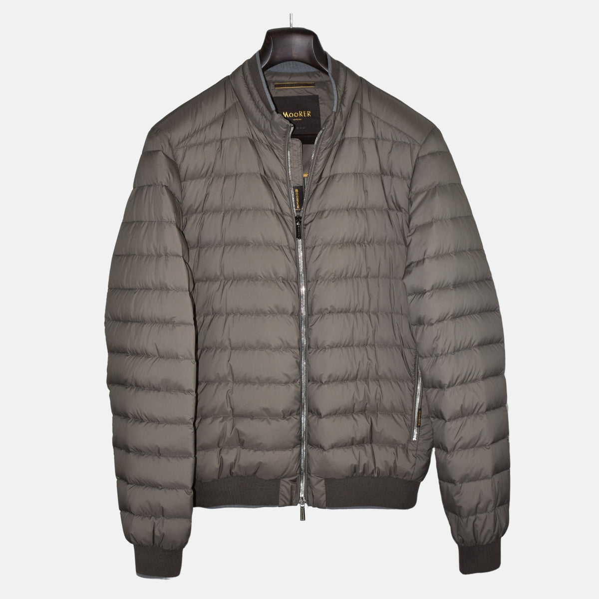 Brown Down Jacket made of Polyamide (EU 52)
