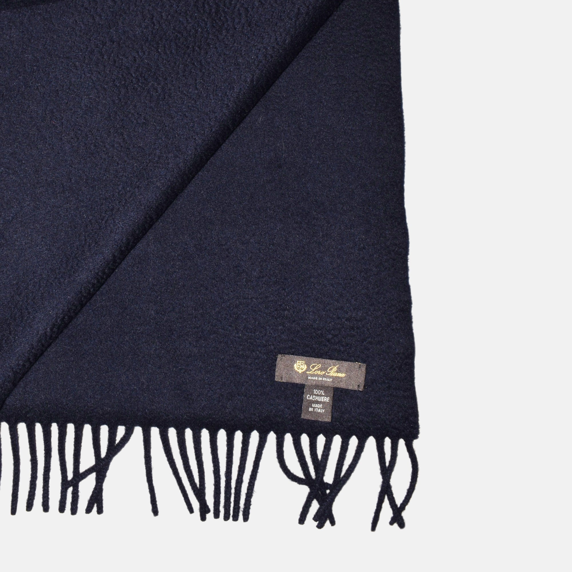 Navy Scarf made of Baby Cashmere (OS)