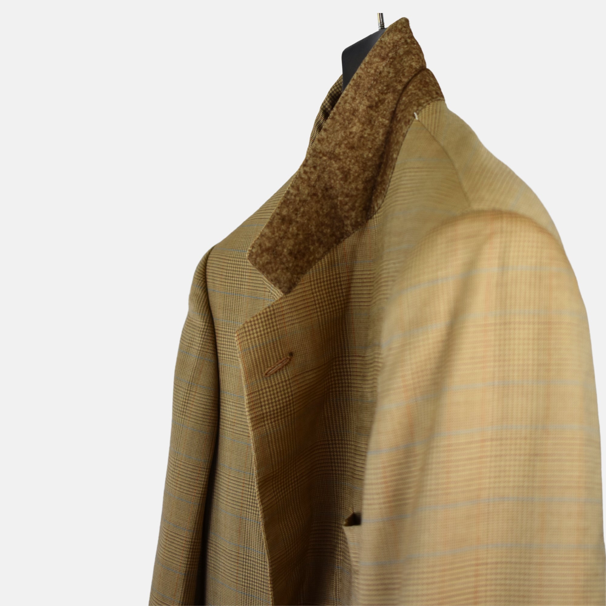 Multicoloured Checkered Blazer made of Wool/Silk (EU 50)