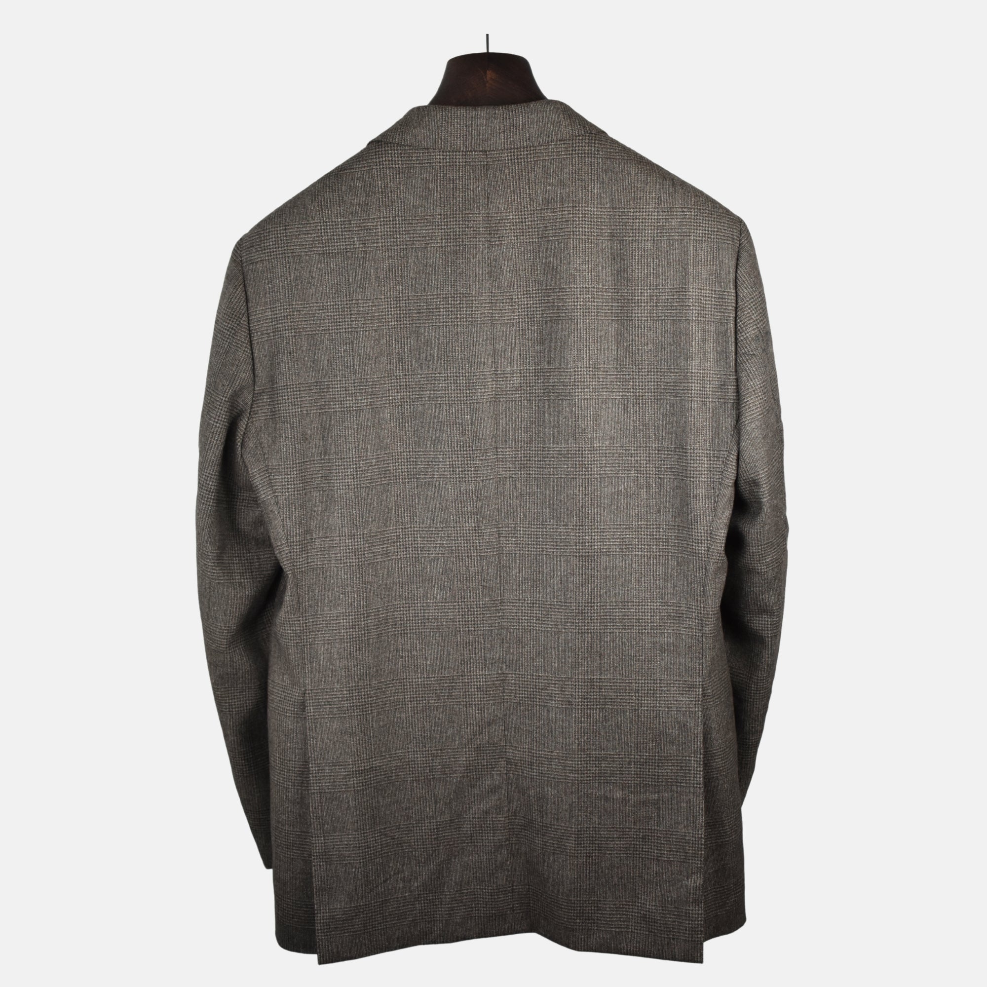 Brown Checked Suit made of Wool/Mohair/Cashmere (EU 54)