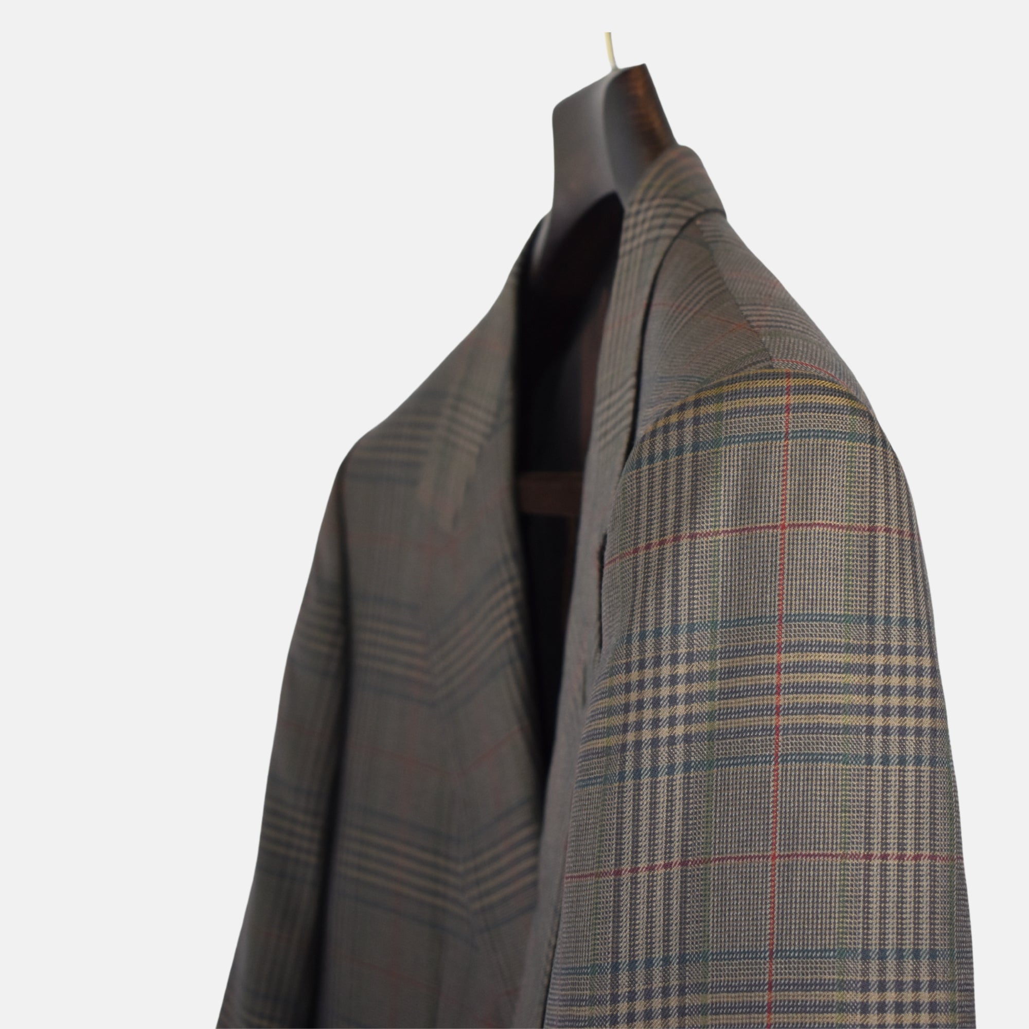 Multicoloured Checkered Blazer made of Wool/Silk (EU 50)