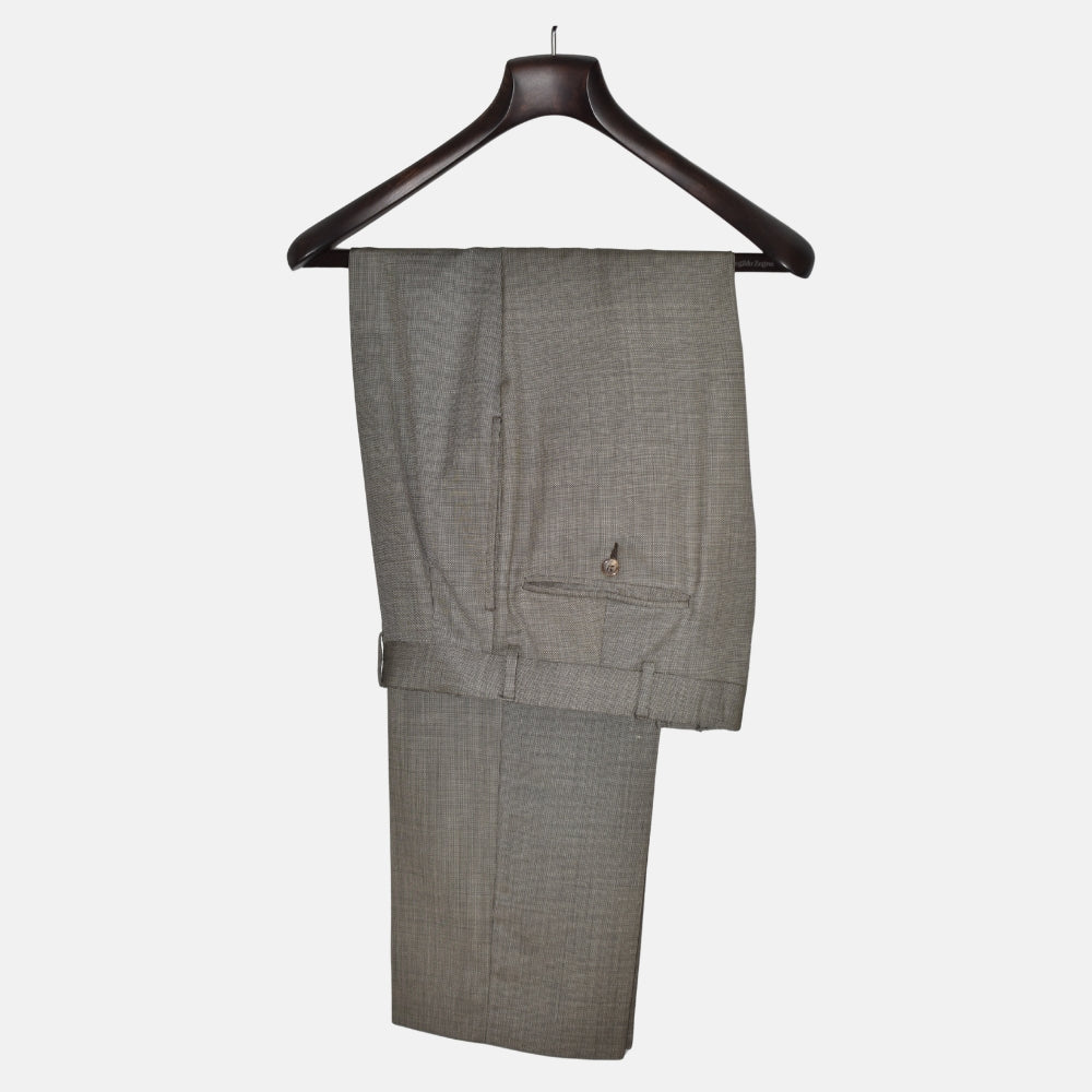 Gray-Beige Suit made of Virgin Wool (EU 50)