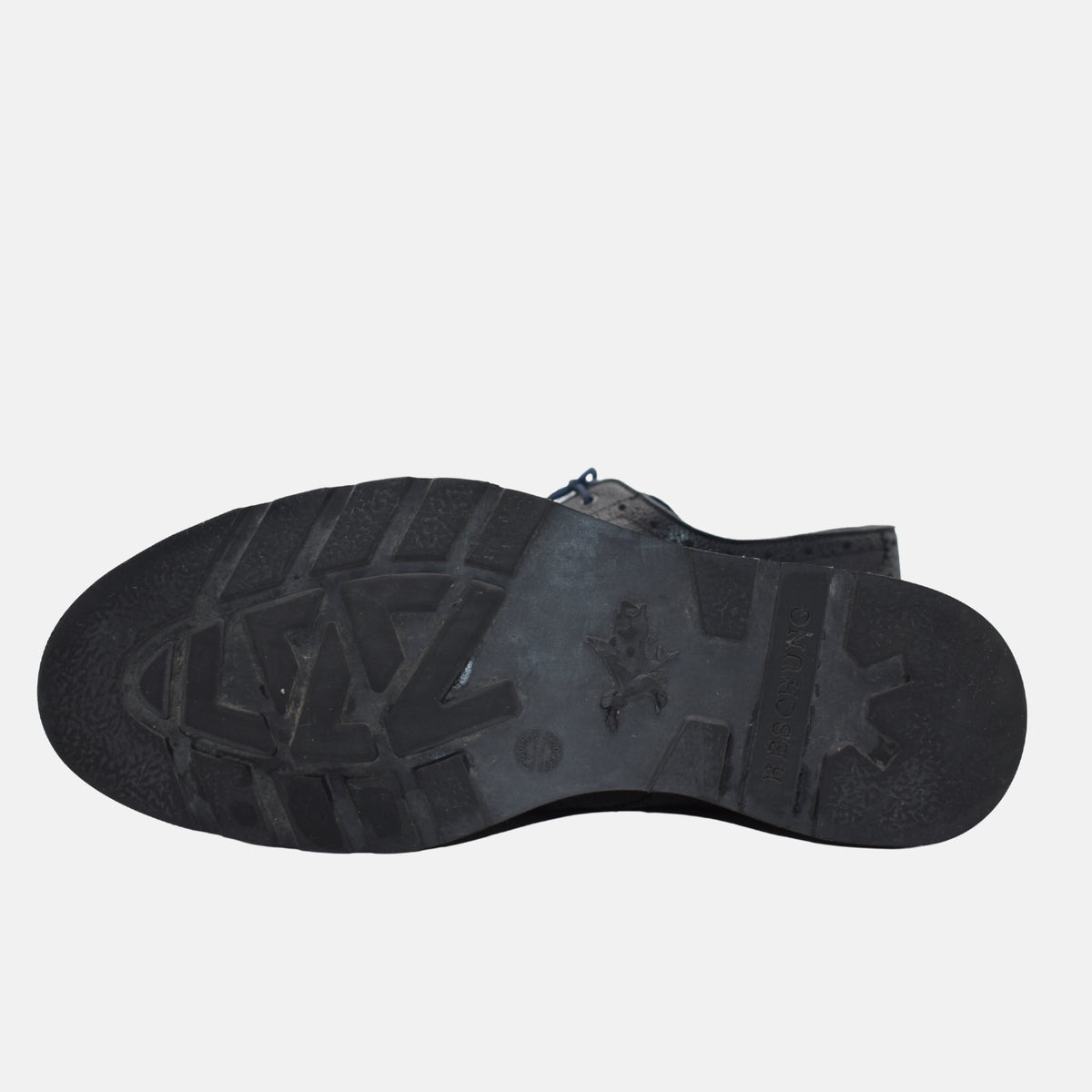Dark Blue Budapester Shoes made of Leather (EU 42/US 9,5)