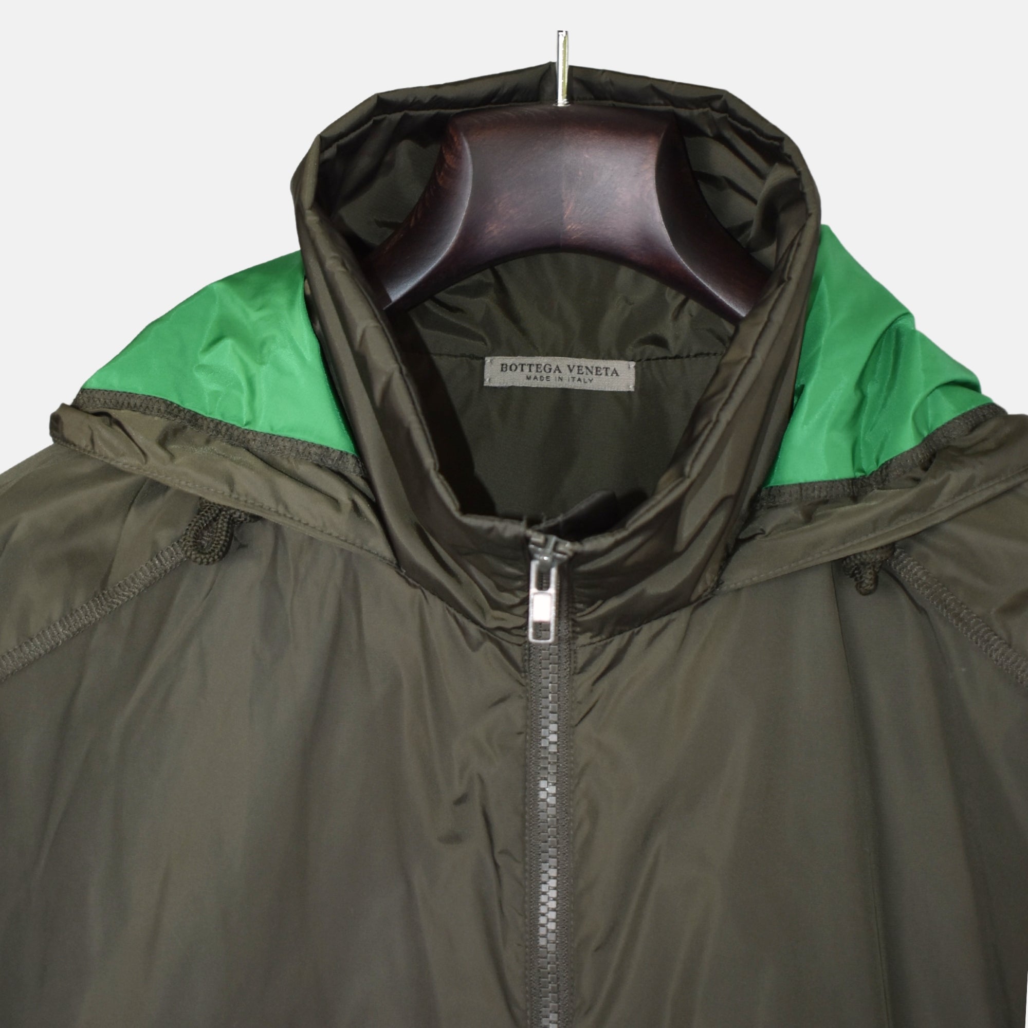 Khaki Rain Coat made of Polyamide (EU 46)