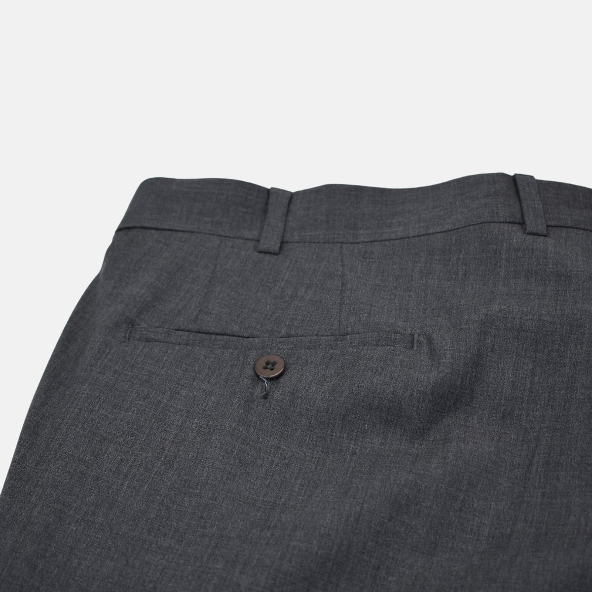 Gray Trousers made of Wool (EU 54)