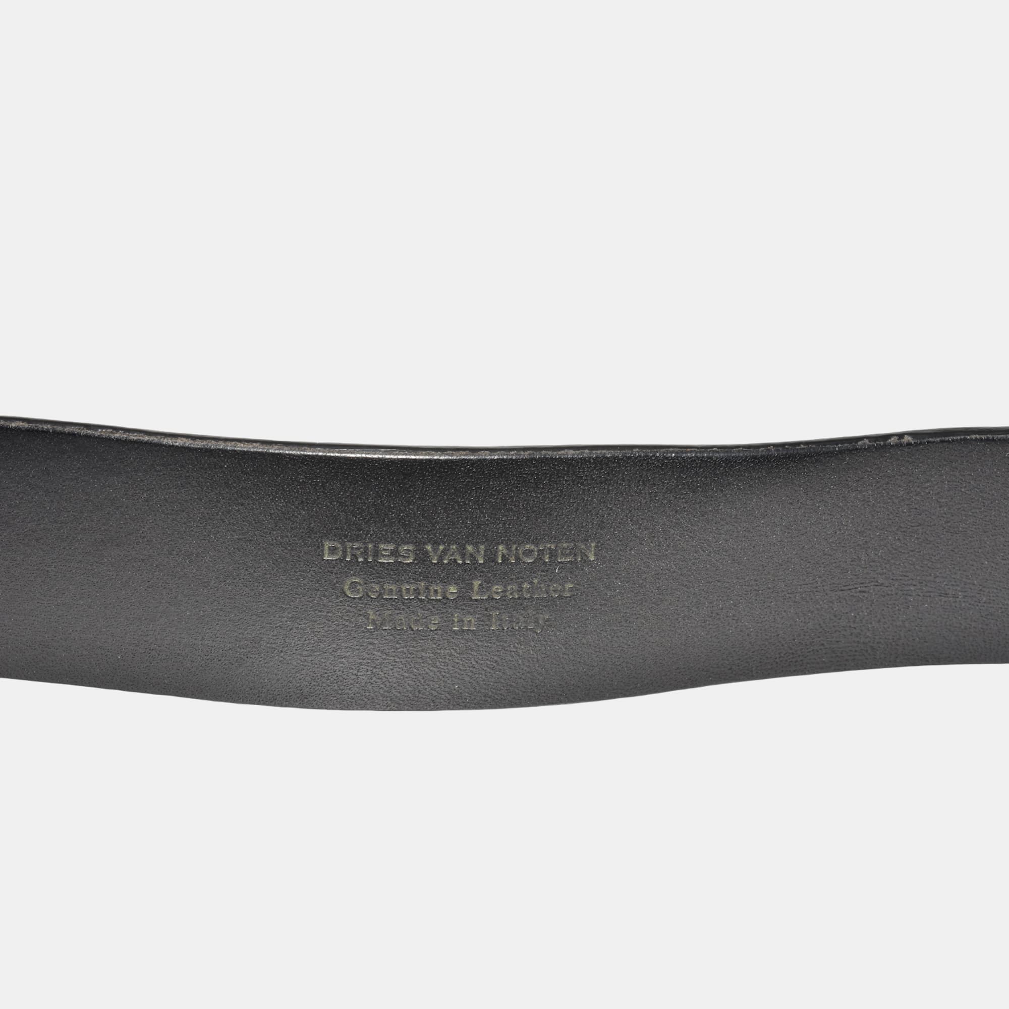 Black Belt made of Leather