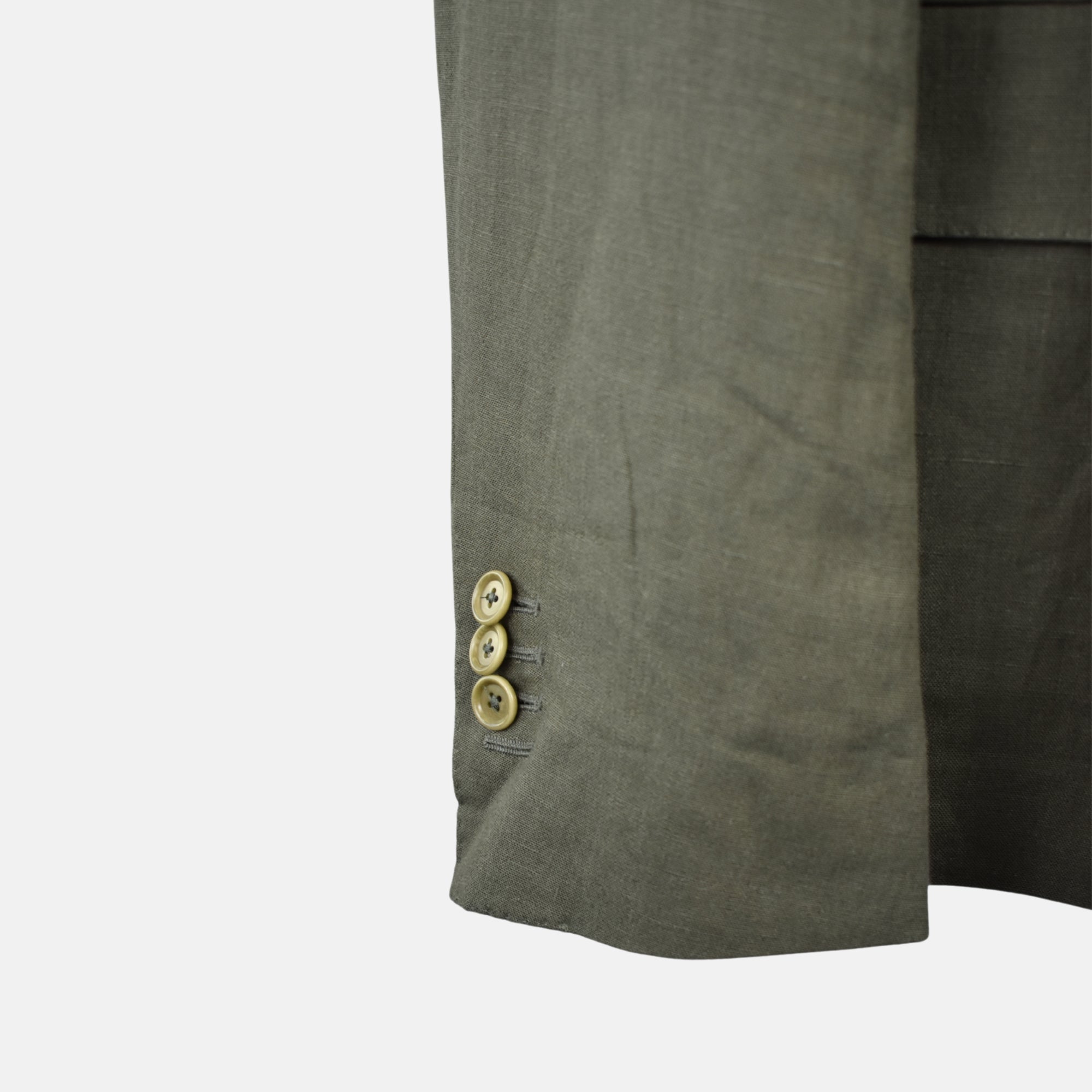 Khaki Suit made of Linen (EU 54)