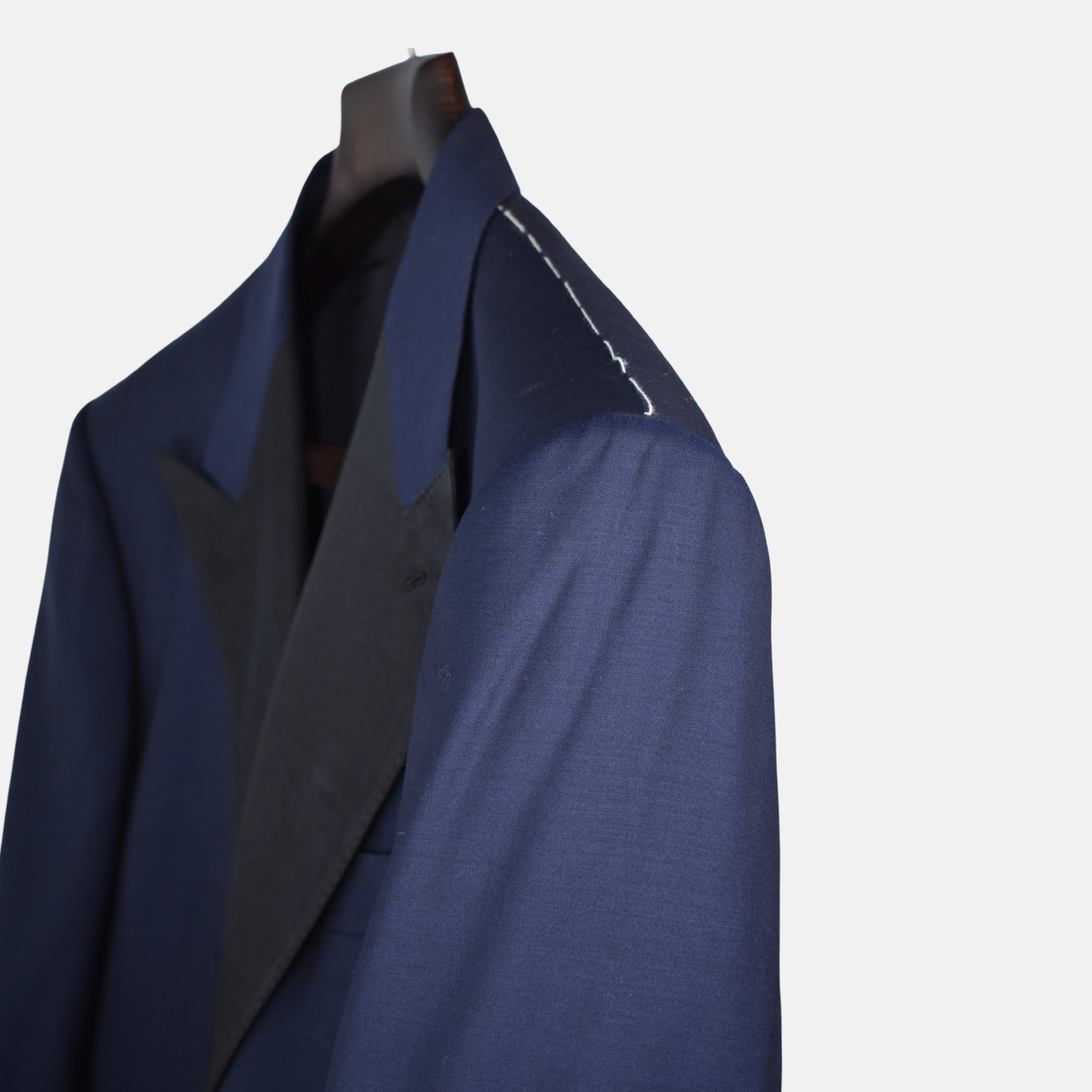 Indigo Blue/Black Smoking made of Wool (EU 54)