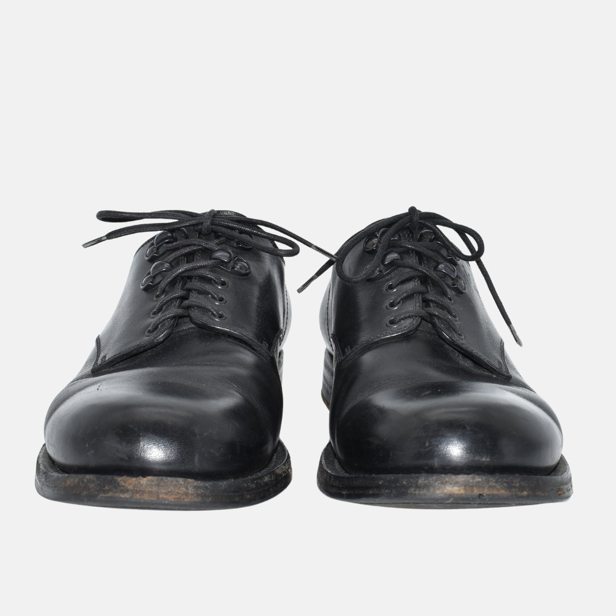 Black Shoes made of Leather (EU 43)