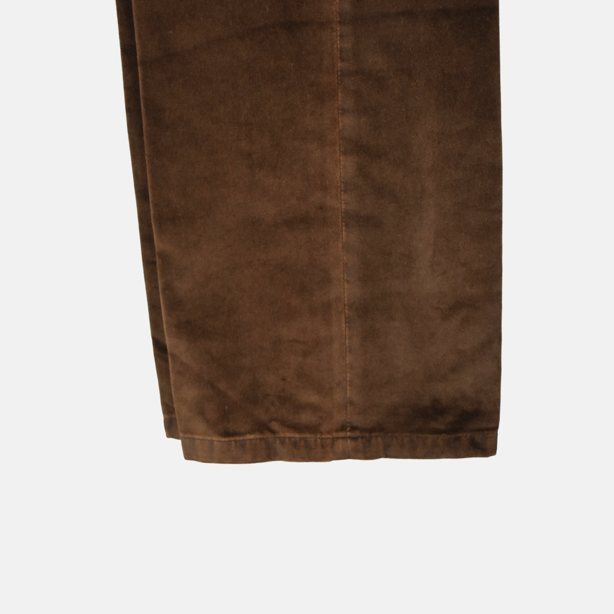 Brown Velvet Trousers made of Cotton (EU 50)