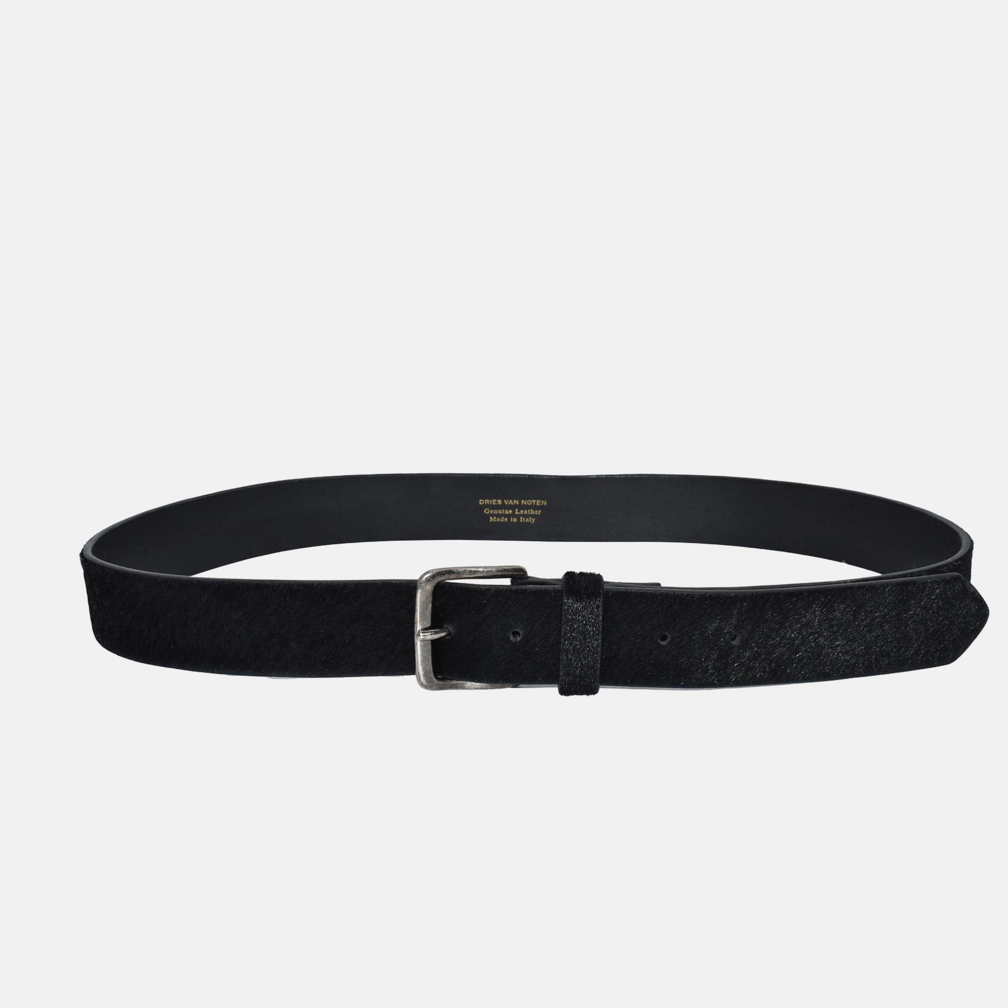 Black Belt made of Leather/Cowhide