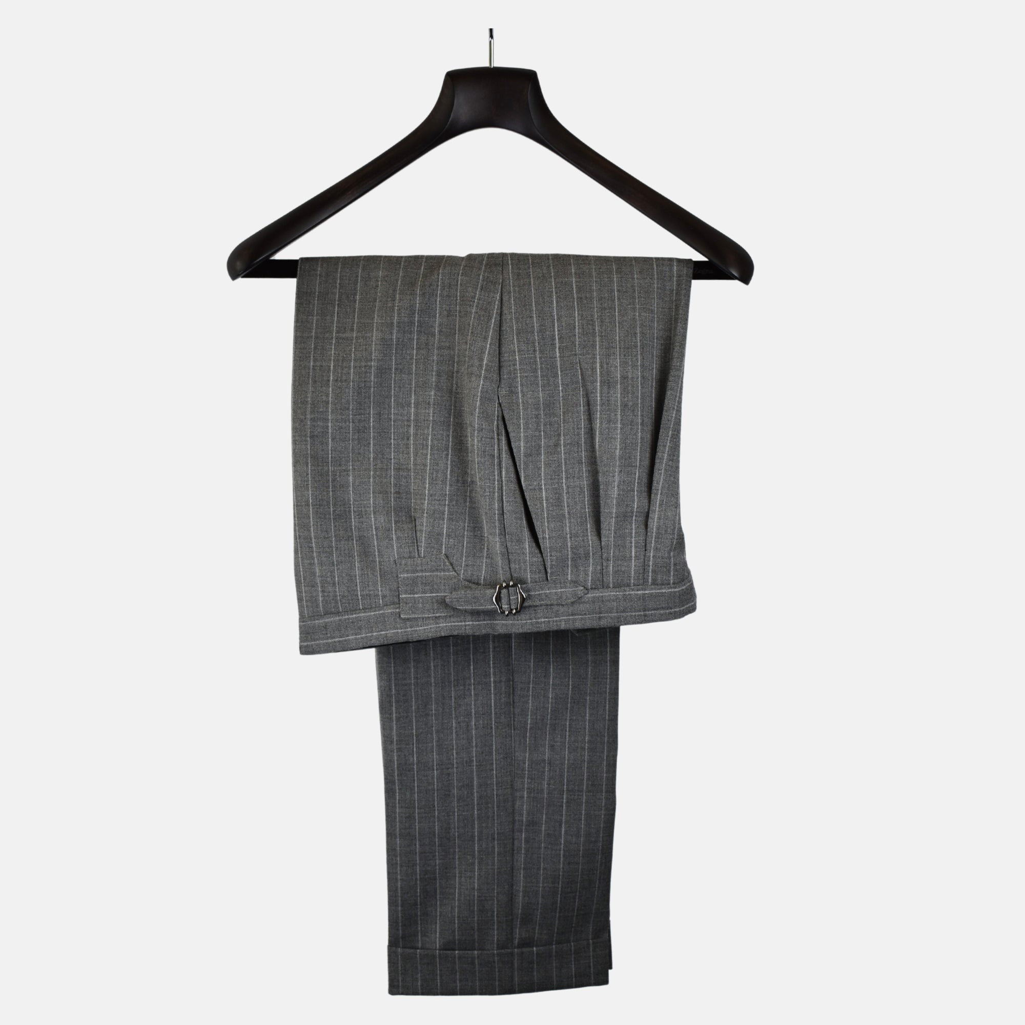 Light Gray Stripe Suit made of Wool (EU 50)