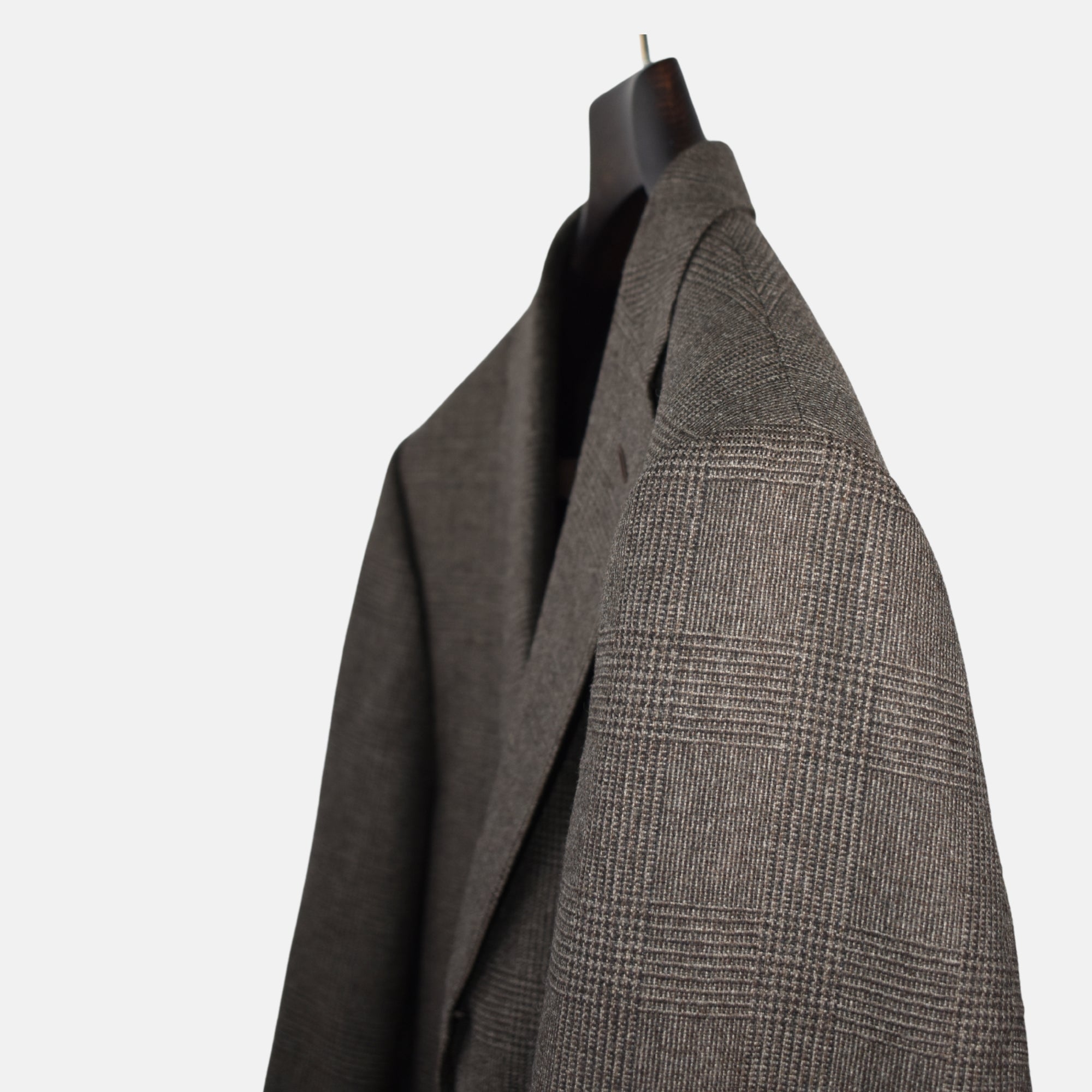 Brown Checked Suit made of Wool/Mohair/Cashmere (EU 54)