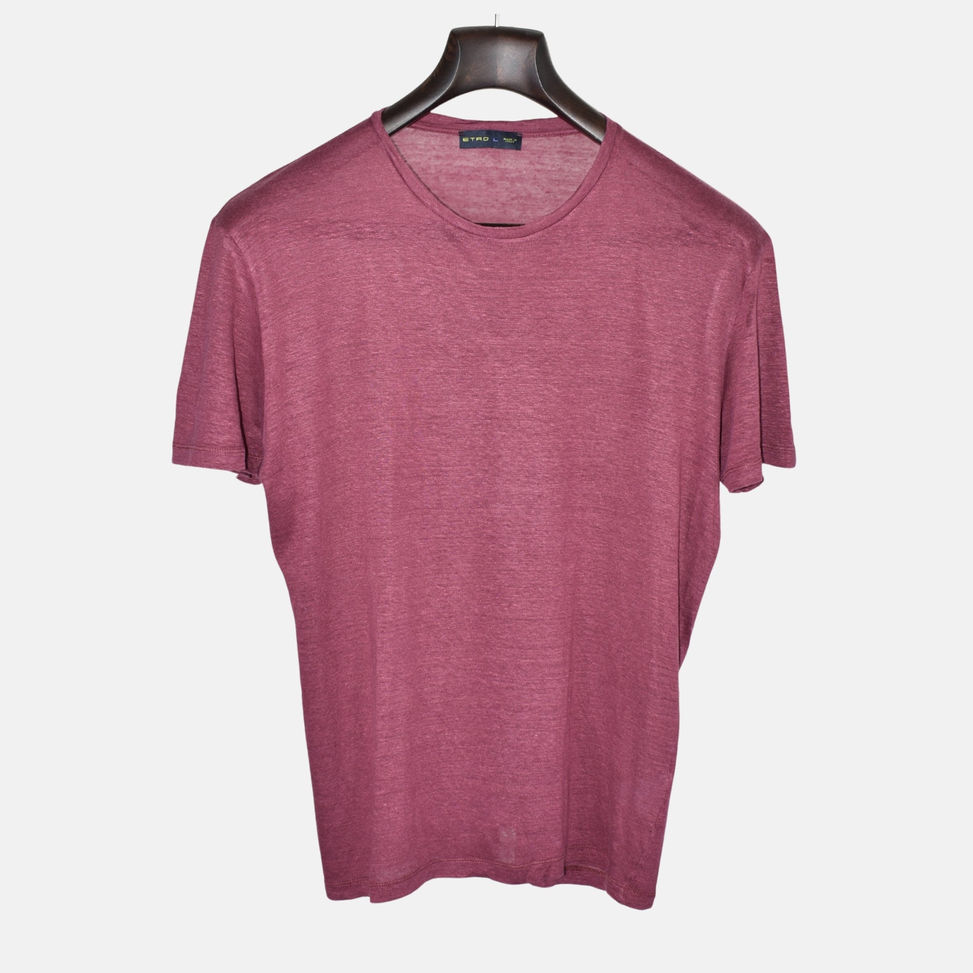 Bordeaux T-Shirt made of Linen (L)