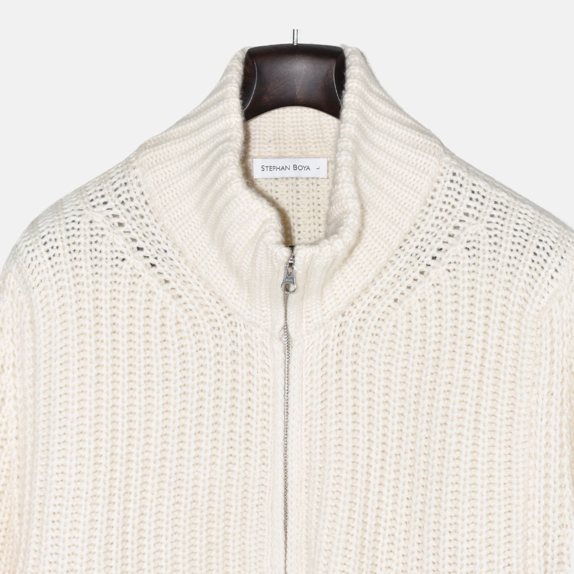 Cream Cardigan made of Cashmere (L)