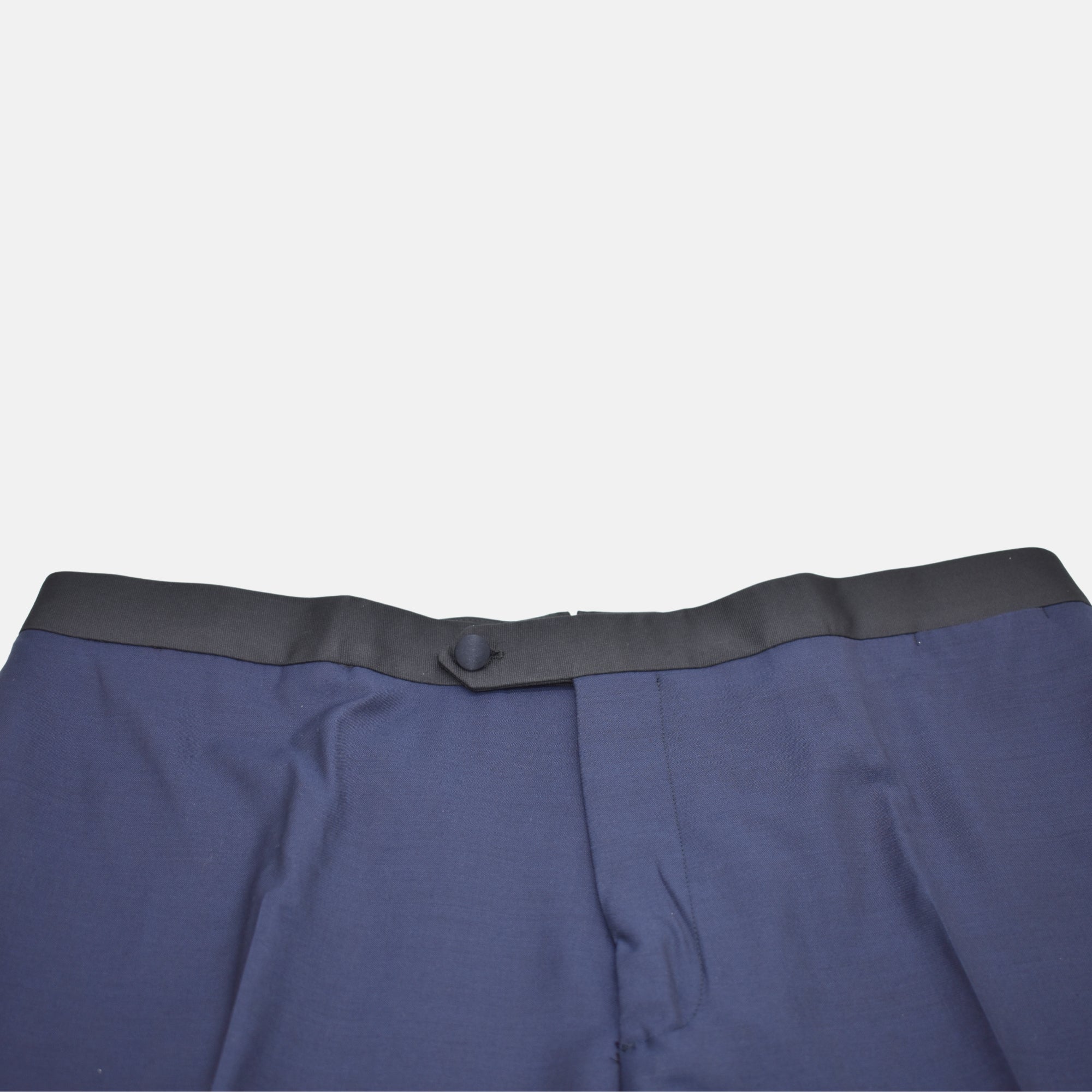 Indigo Blue/Black Smoking made of Wool (EU 54)