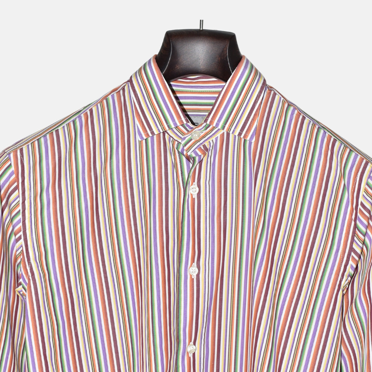 Multicoloured Striped Shirt made of Cotton (EU 39)