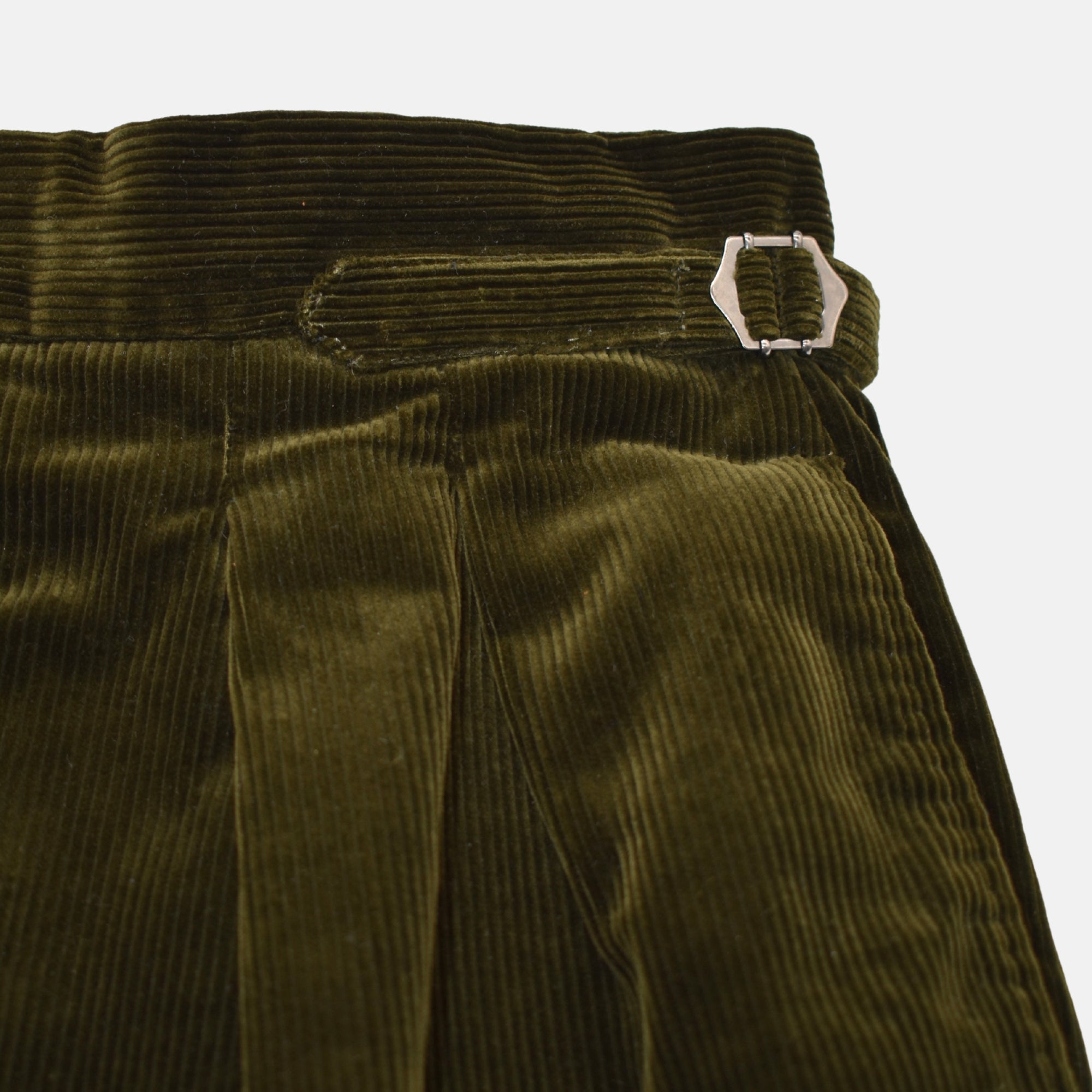 Dark Olive Cordurouy Suit made of Cotton ( EU 50)
