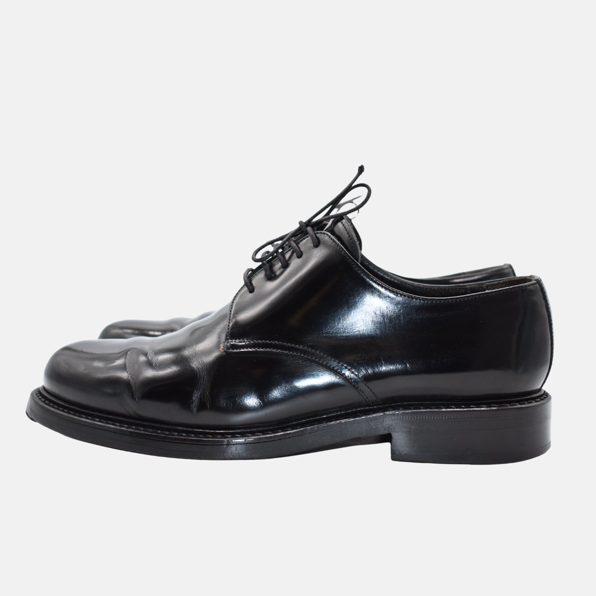 Black Shoes made of Leather (EU 43)