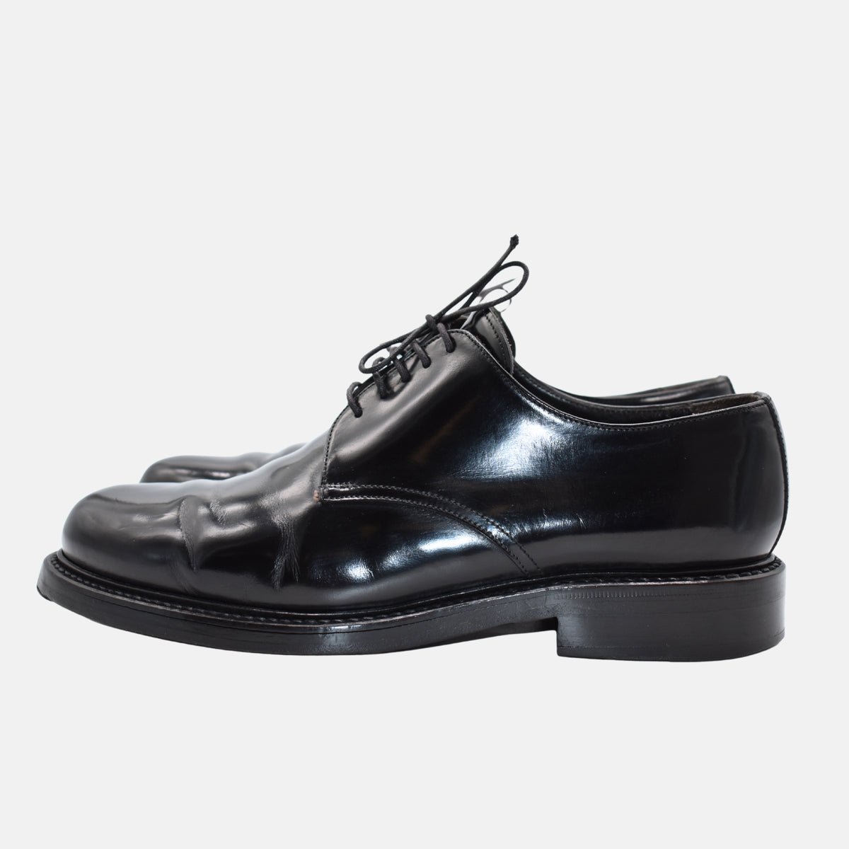Black Shoes made of Leather (EU 43)