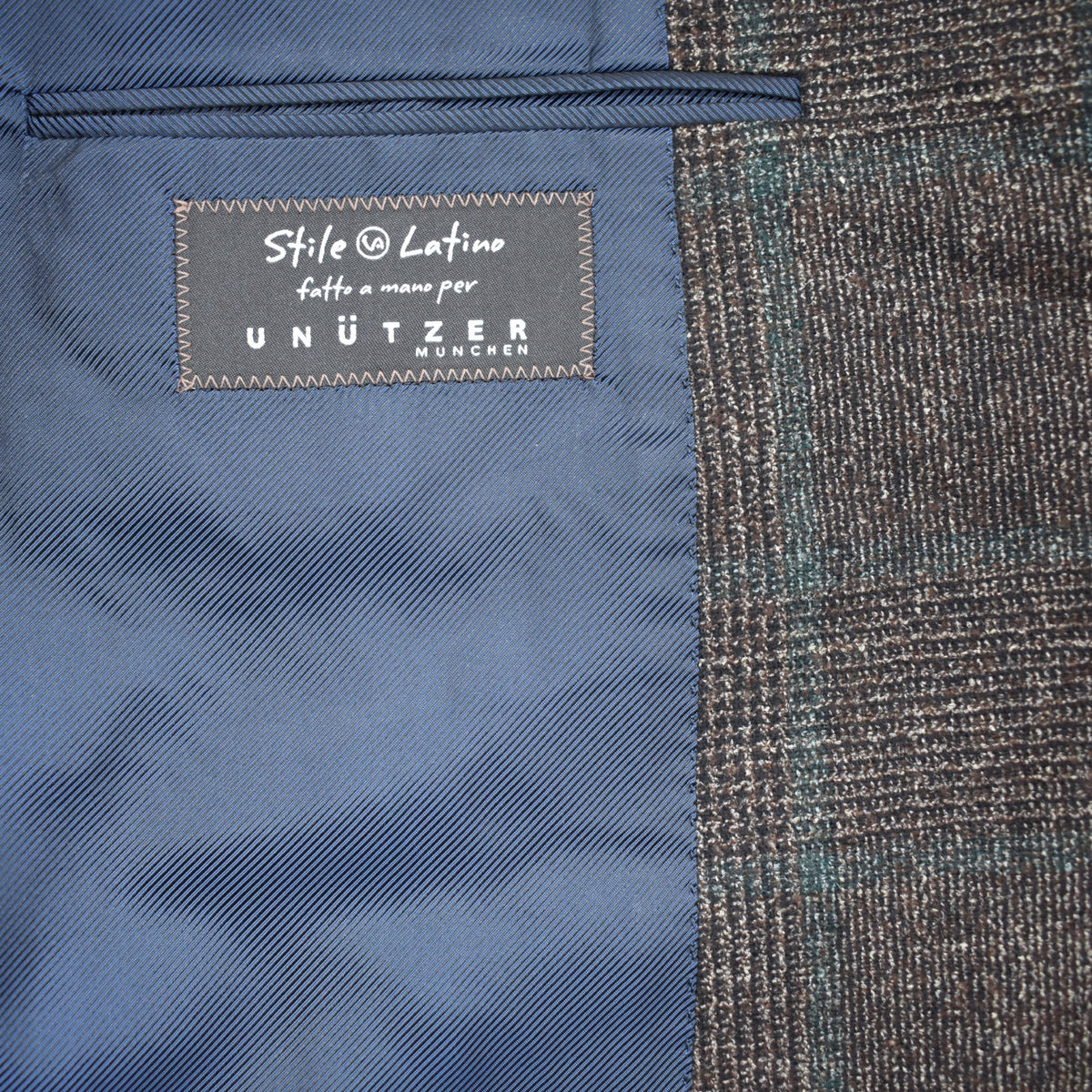 Multicoloured Checked Suit made of Wool (EU 54)