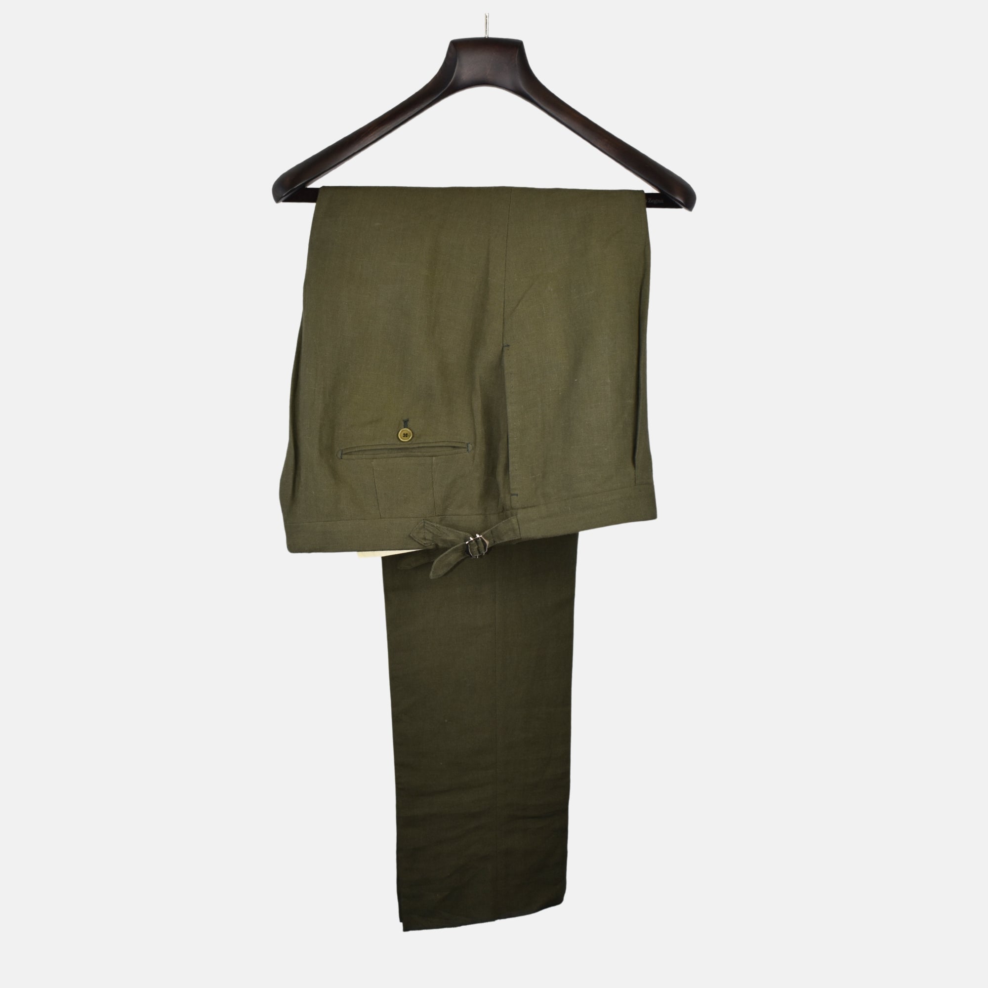 Khaki Suit made of Linen (EU 54)