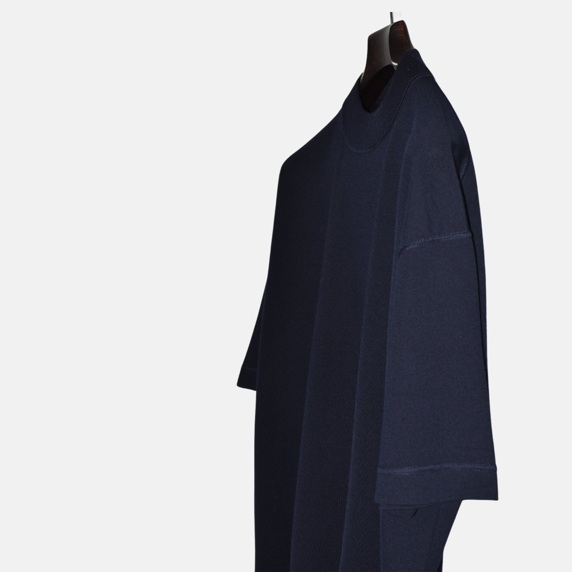 Navy Oversized Sweater made of Virgin Wool (EU 46)