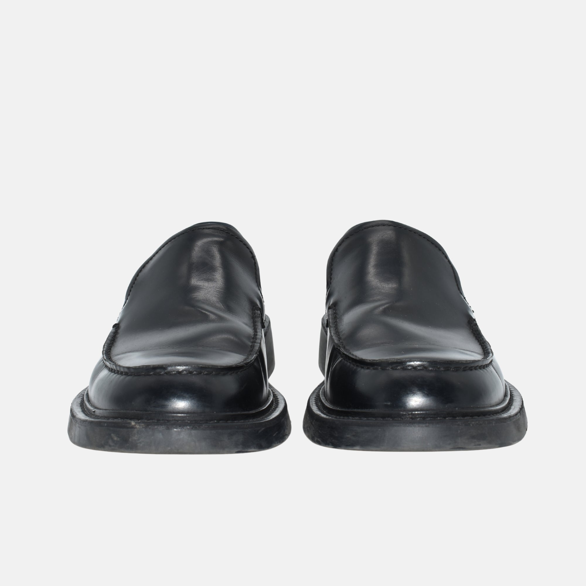 Black Shoes made of Leather (EU 43)