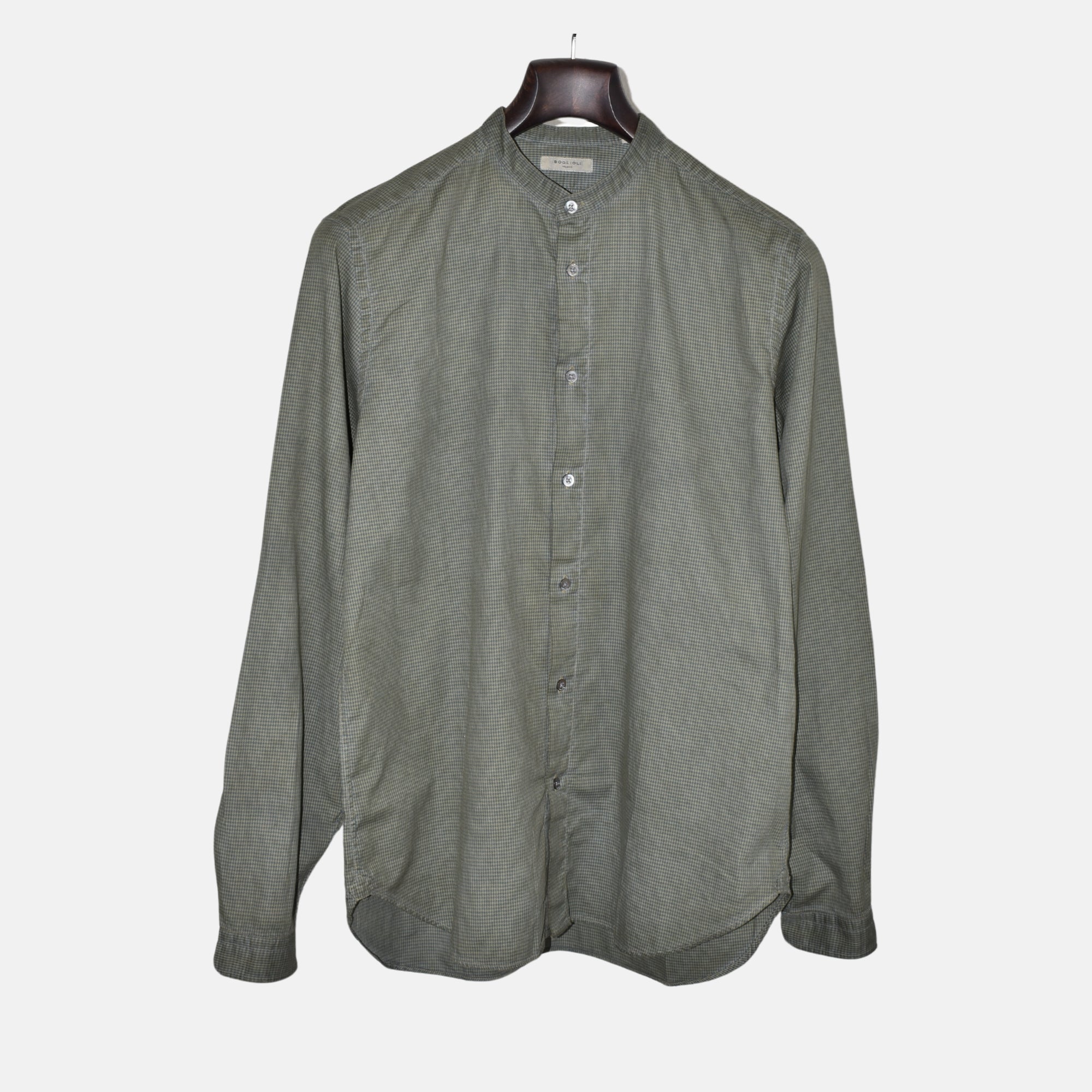 Green Checkered Shirt made of Cotton (EU 41)