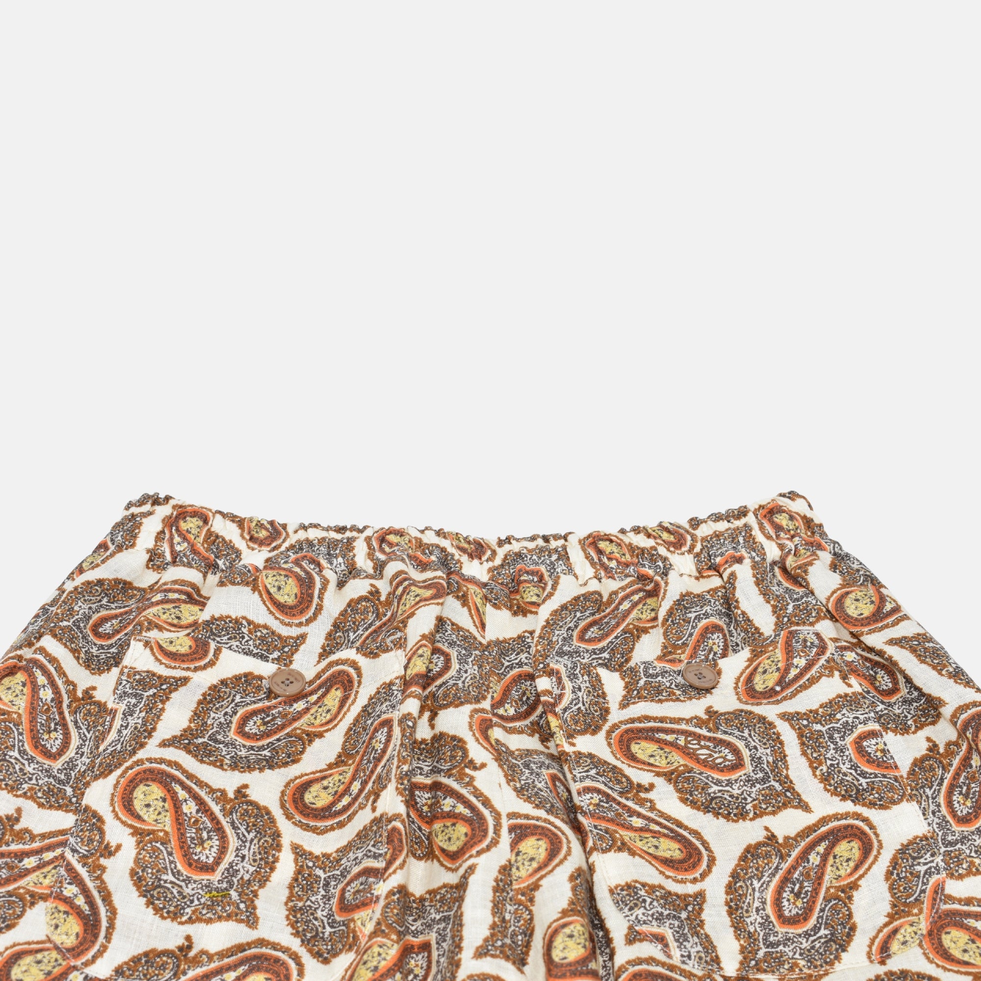 Multicoloured Patterned made of Linen (EU 46)